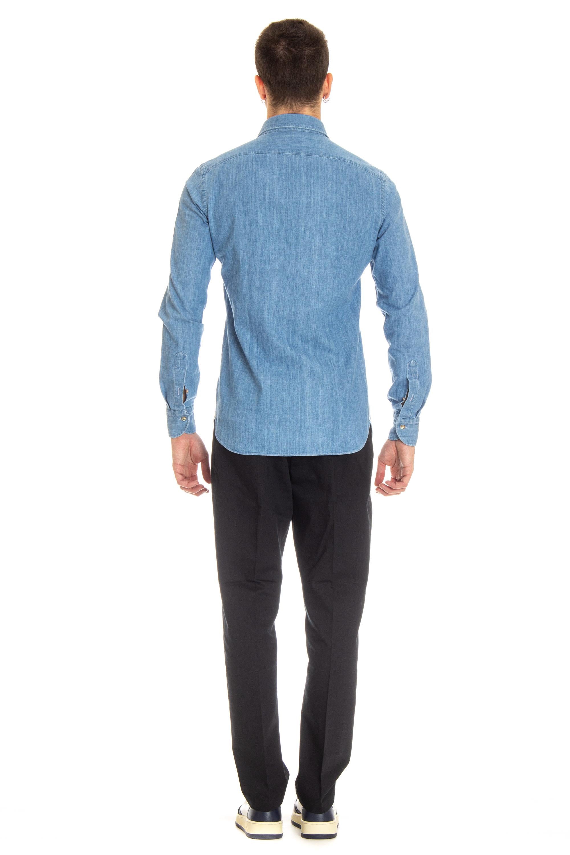 Borriello Camicia sartoriale in denim 13053/3 3