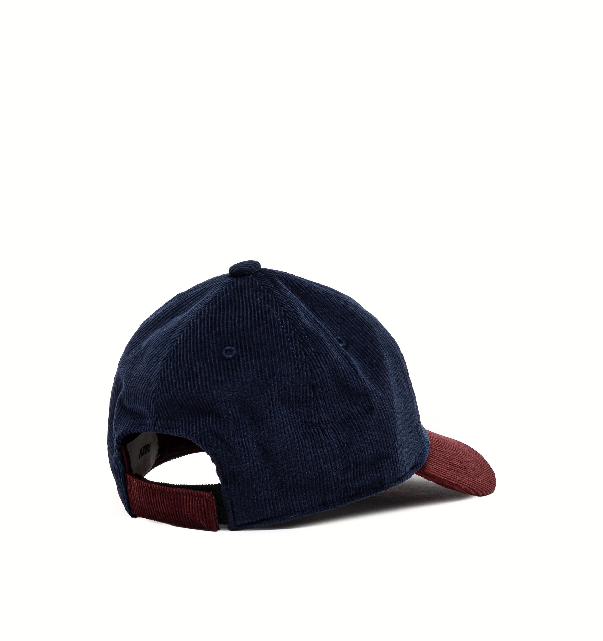 Autry Cappello baseball bicolor in velluto a coste ACPU Q9BV VORTEX