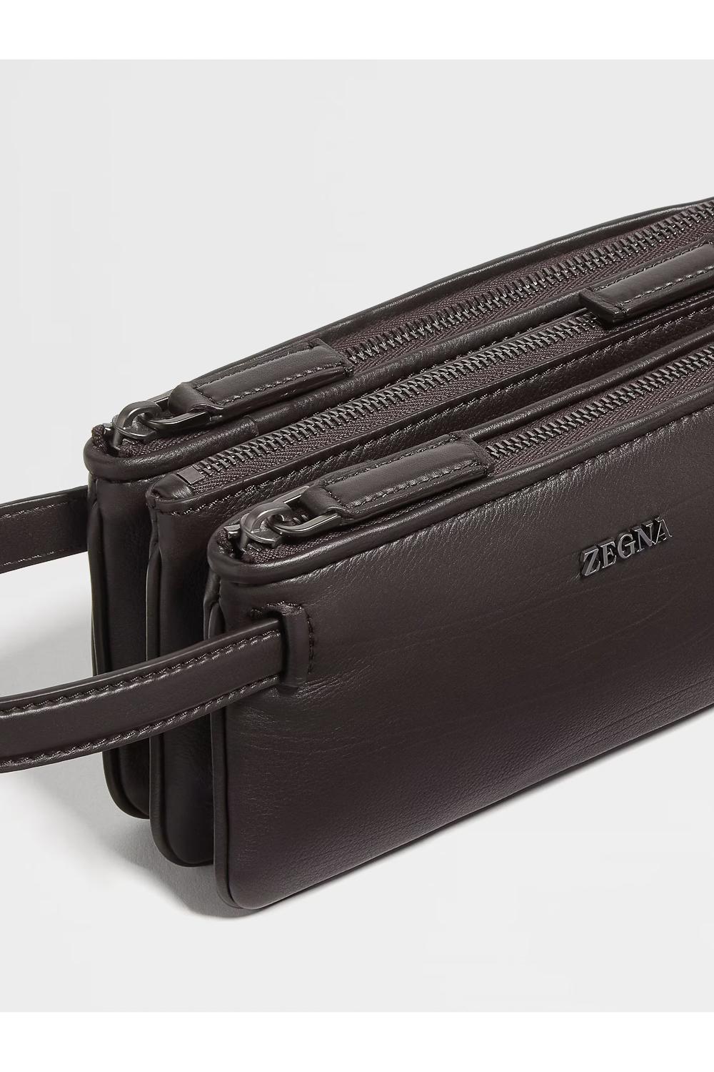 Zegna Pouch in pelle second skin LHOTO-E2016Z AMO