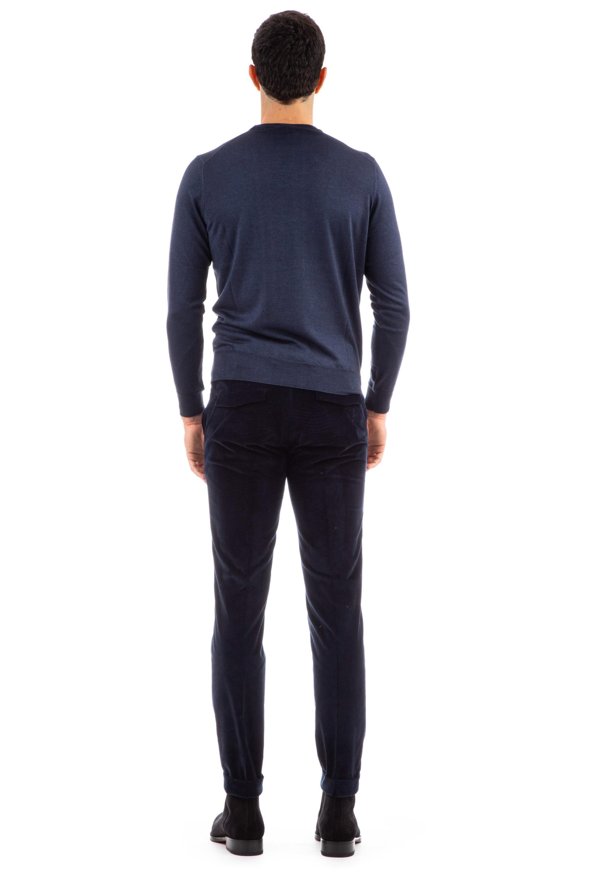 Maglia girocollo in cashmere-seta D0J103A-2 791 Drumohr