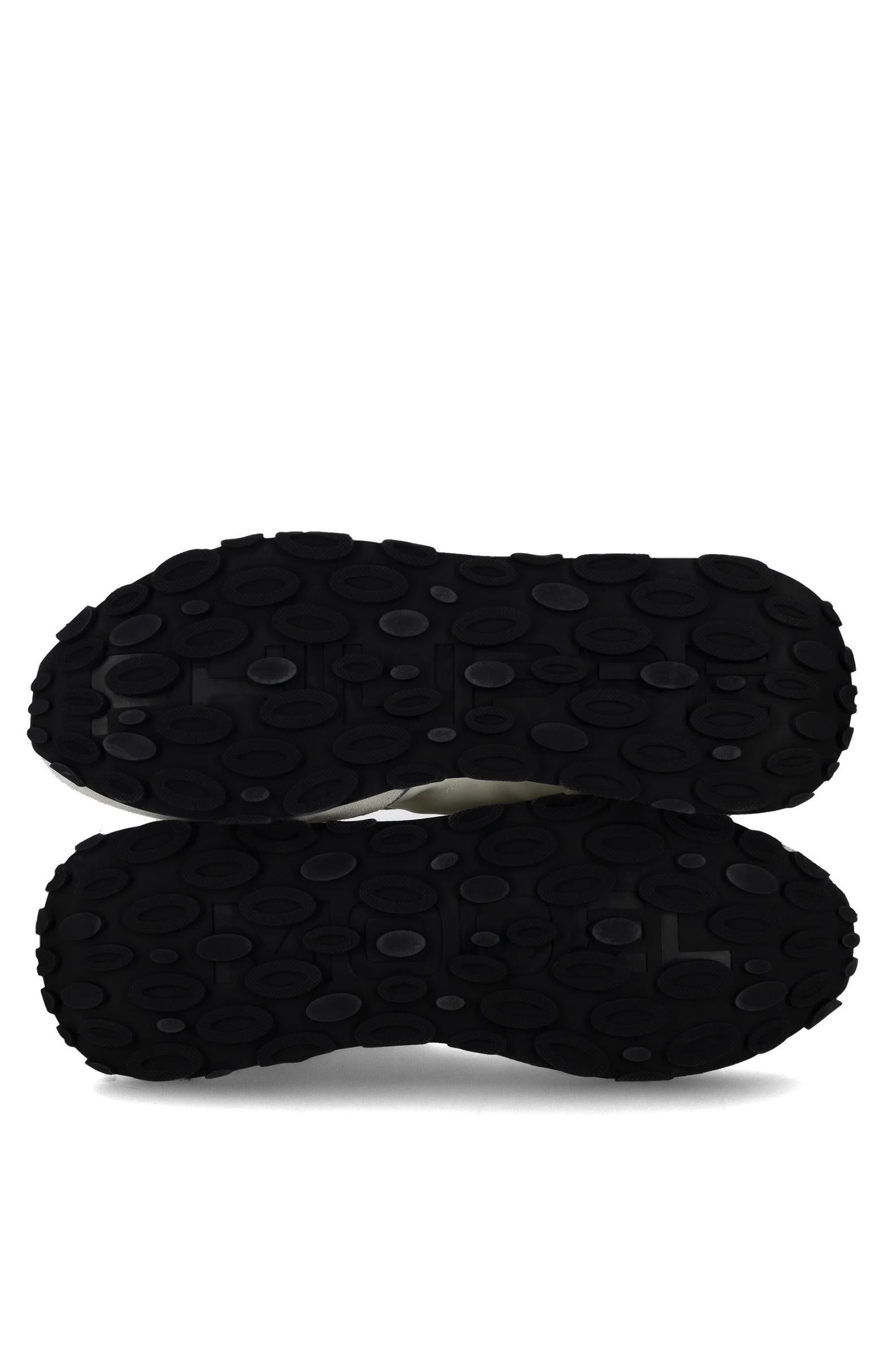 Philippe Model Sneaker Tropez in camoscio e nylon talloncino nero TKLU TROPEZ.2 W007