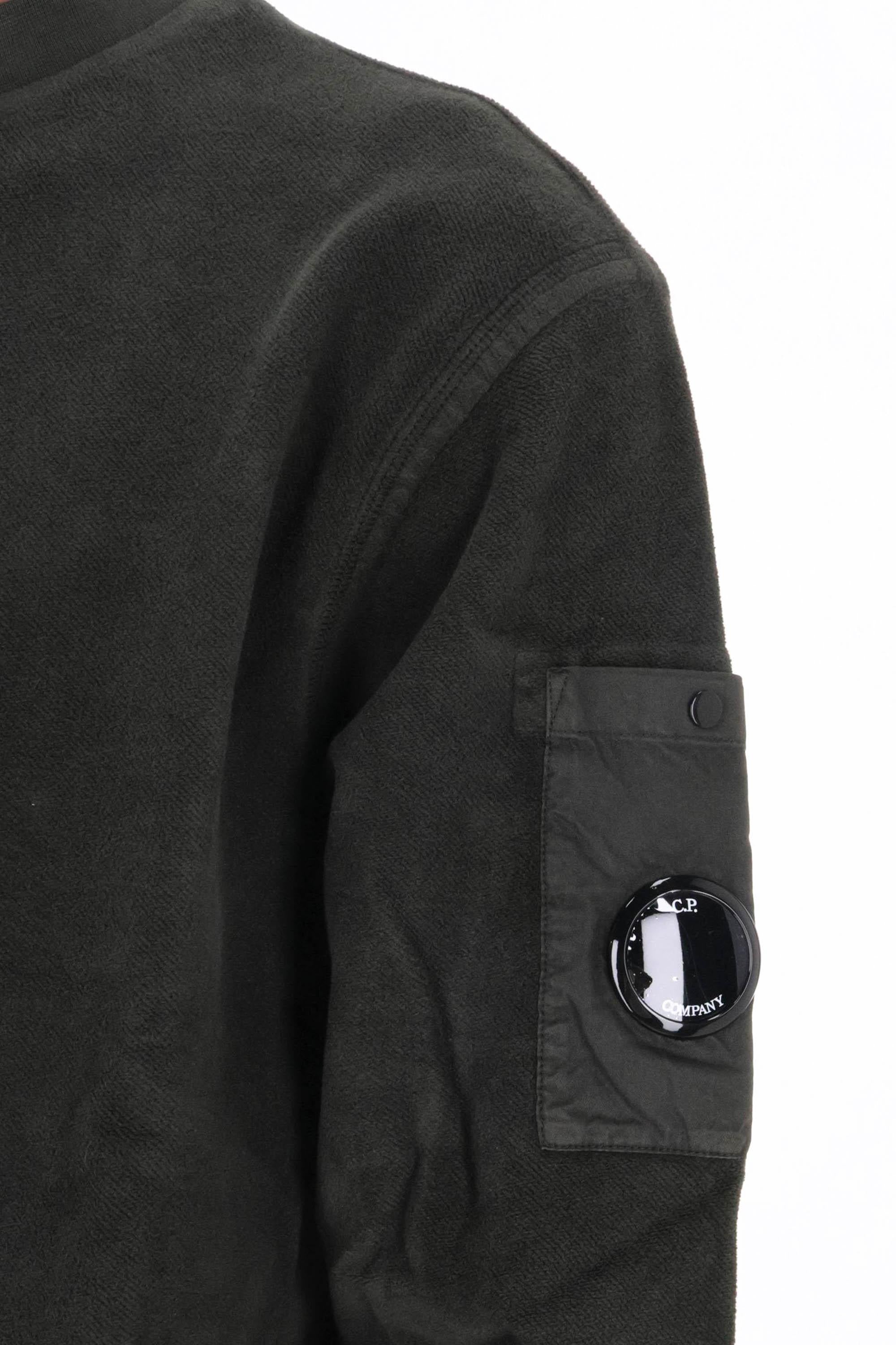 Felpa girocollo in cotone brushed MSS249A00-6614G/2 978 CP Company