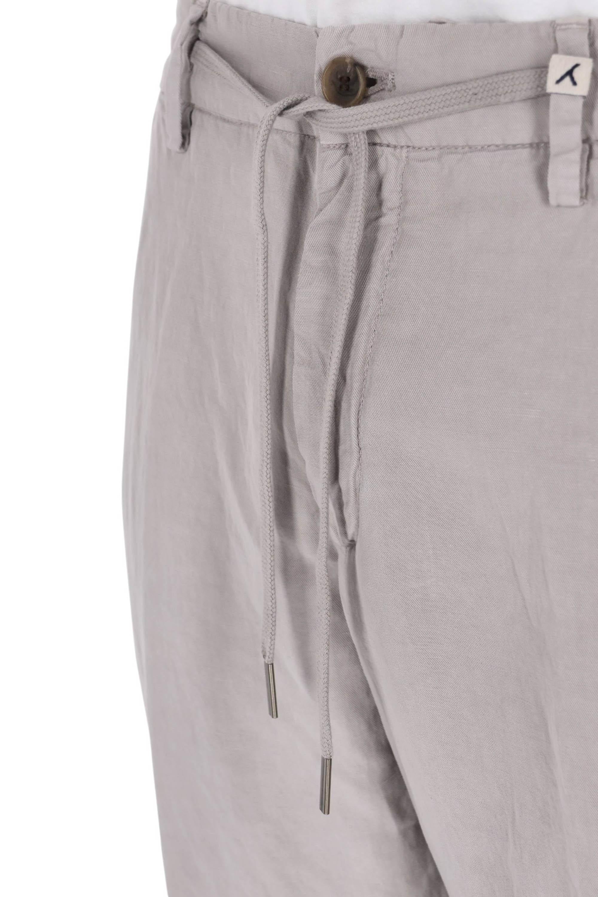Myths Pantalone Apollo con coulisse in lyocell-lino-cotone 26M12L 80 46