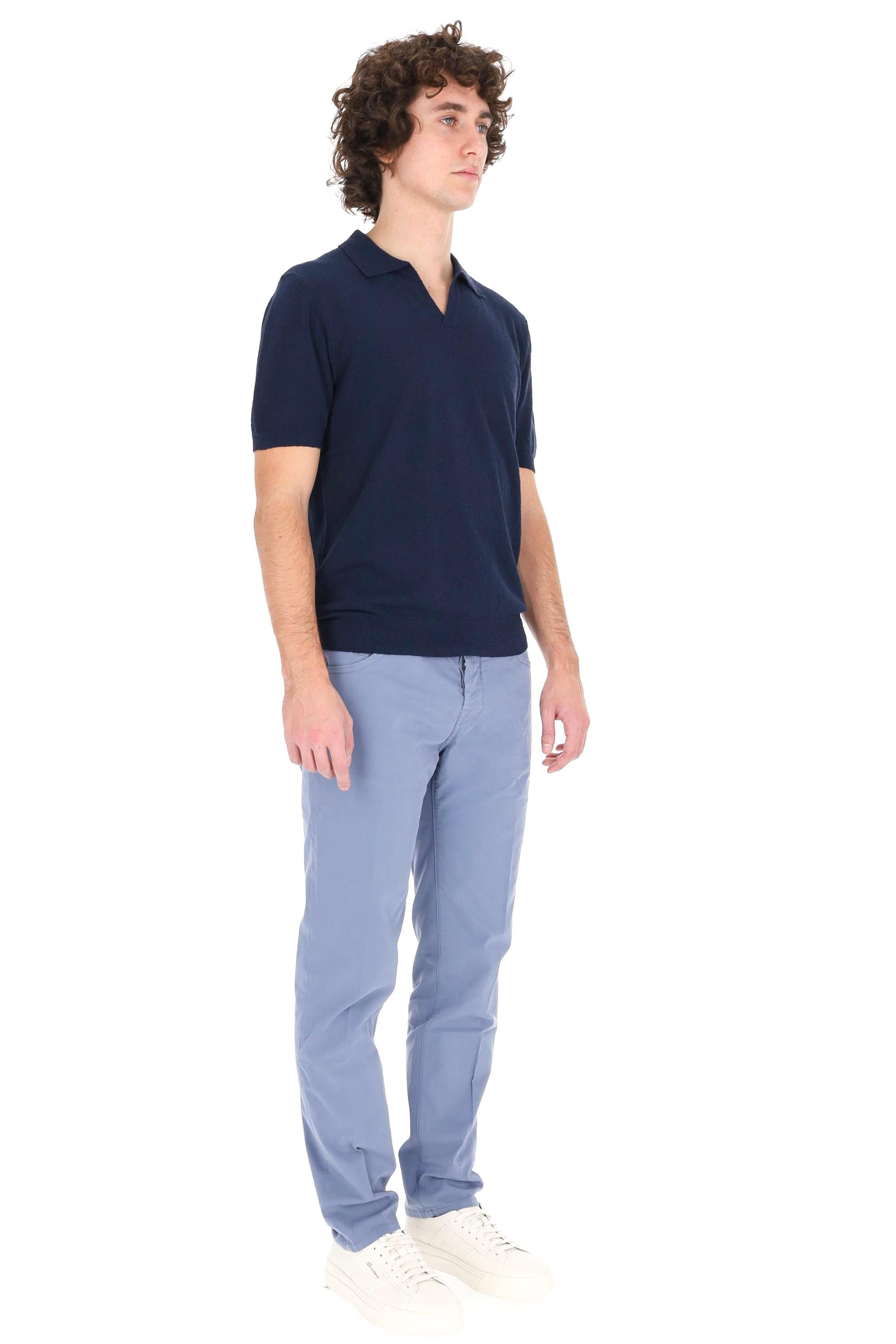 Drumohr Polo in leggera spugna di cotone D9SP146L-2 790
