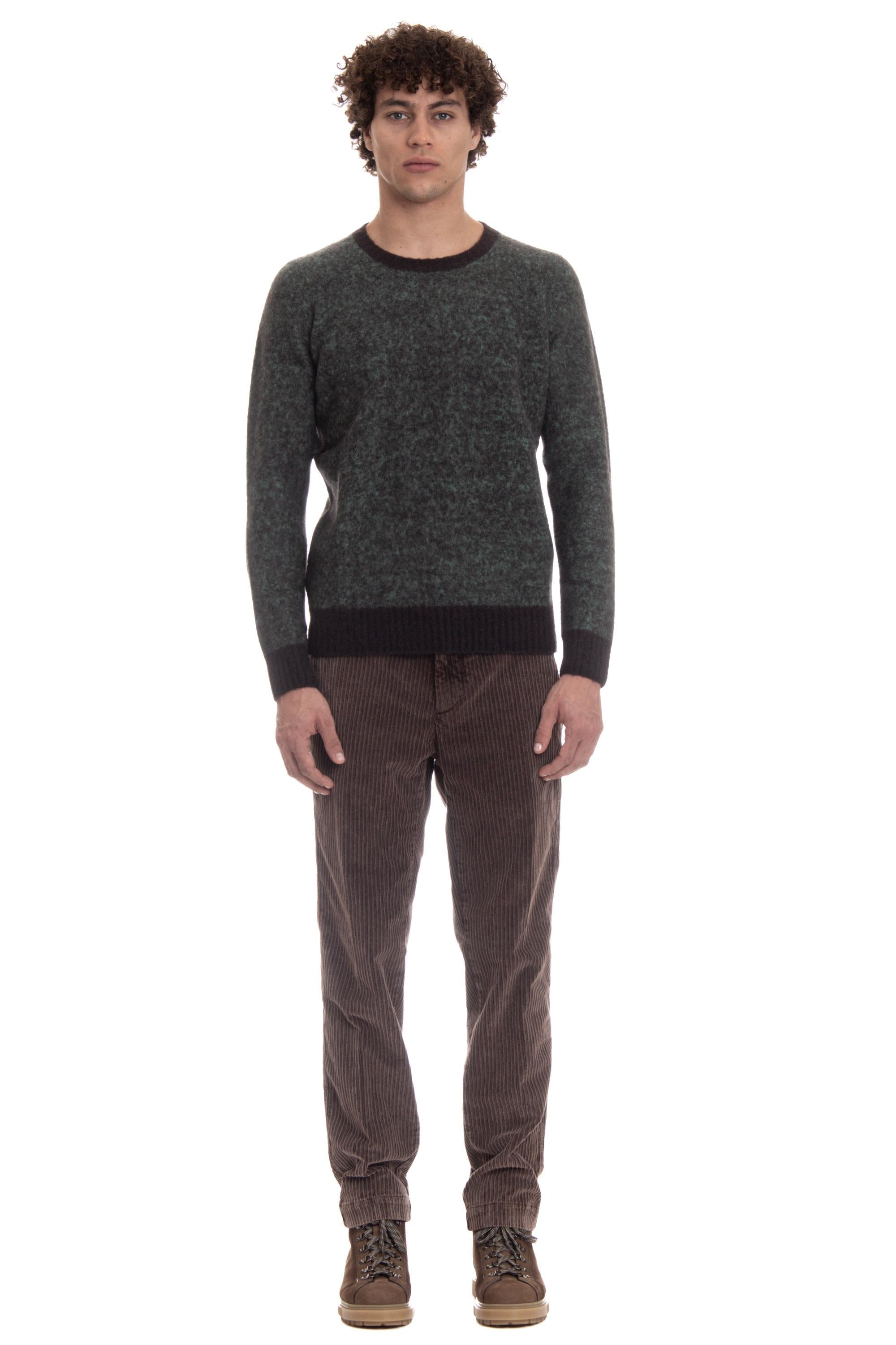 Maglia girocollo in lana garzata supersoft D8W103MG.4 026 Drumohr