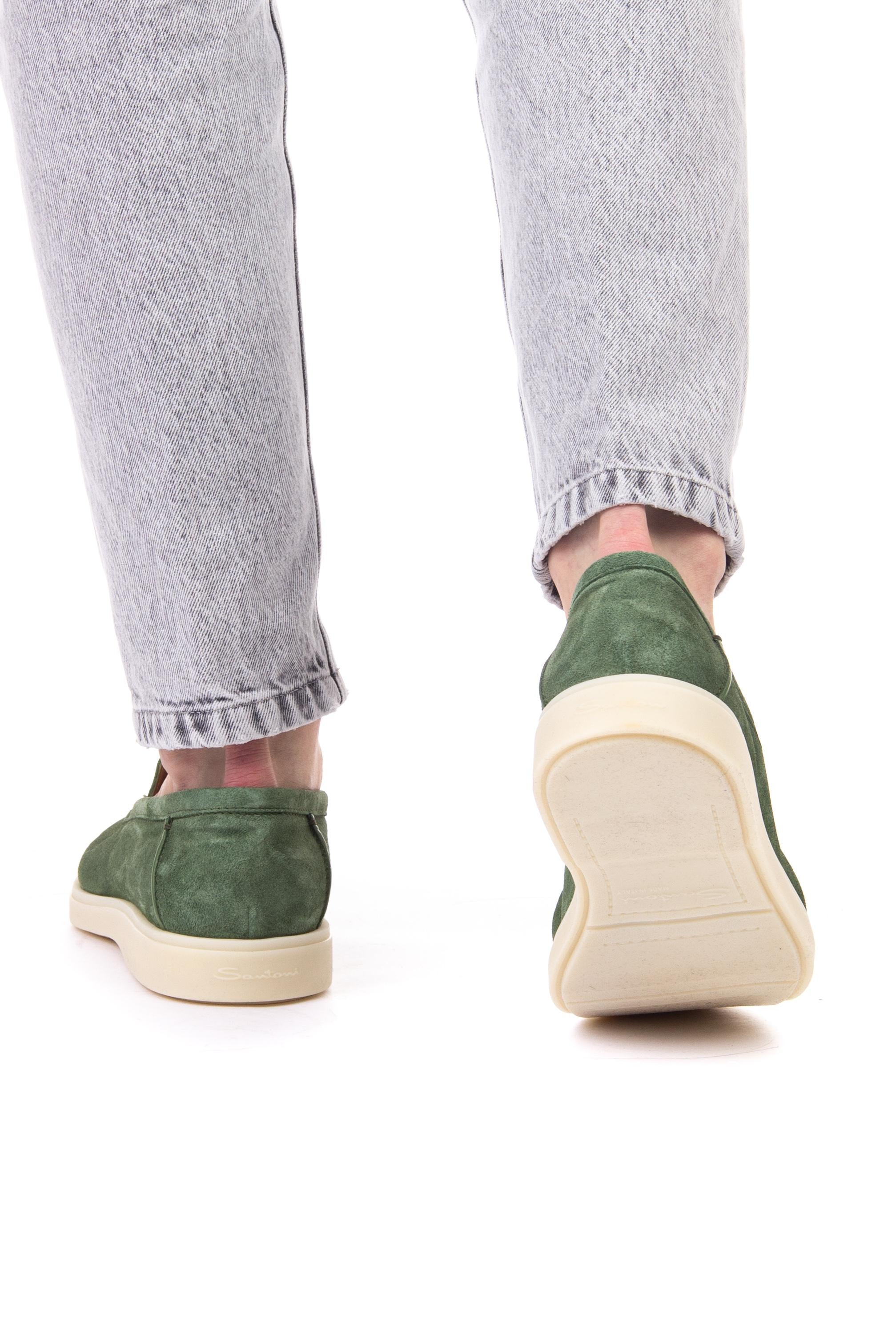 Santoni Slip on in camoscio MGDT17824TICVSCXV 36R