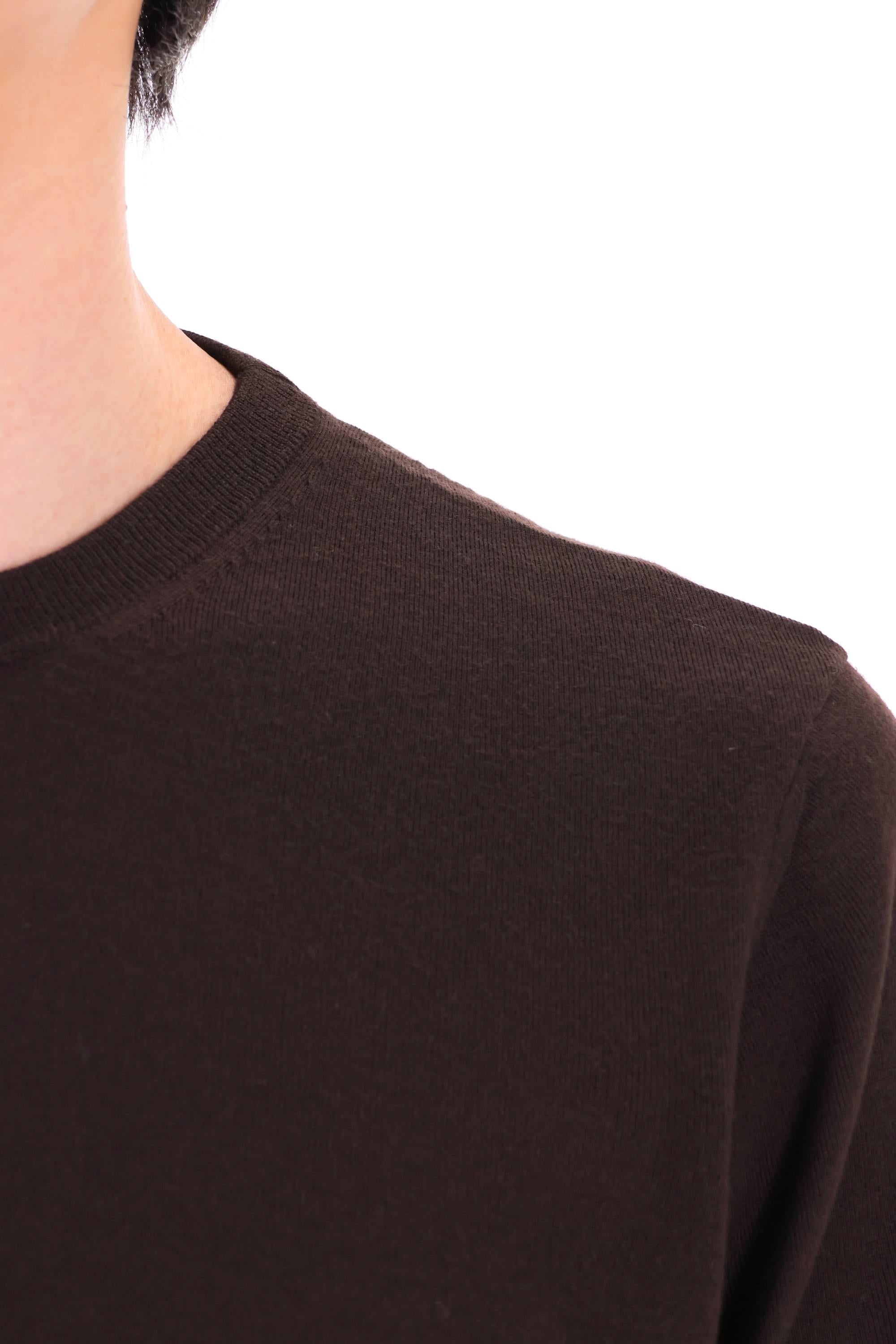 Maglia girocollo in lana Super 140's D0D103L 595 Drumohr