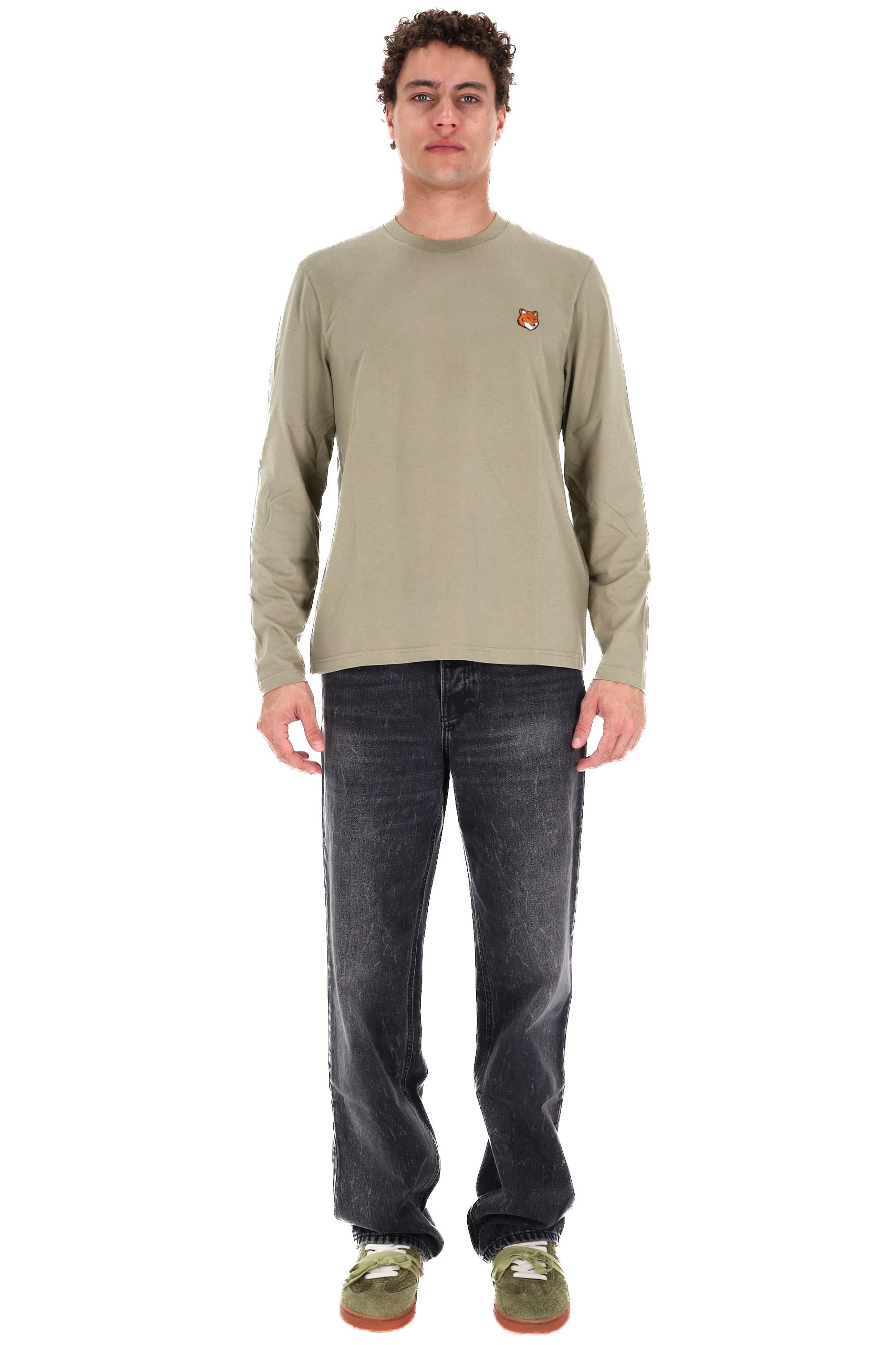 Maison Kitsuné T-shirt fox in cotone regular fit PM00118KJ7026 P131