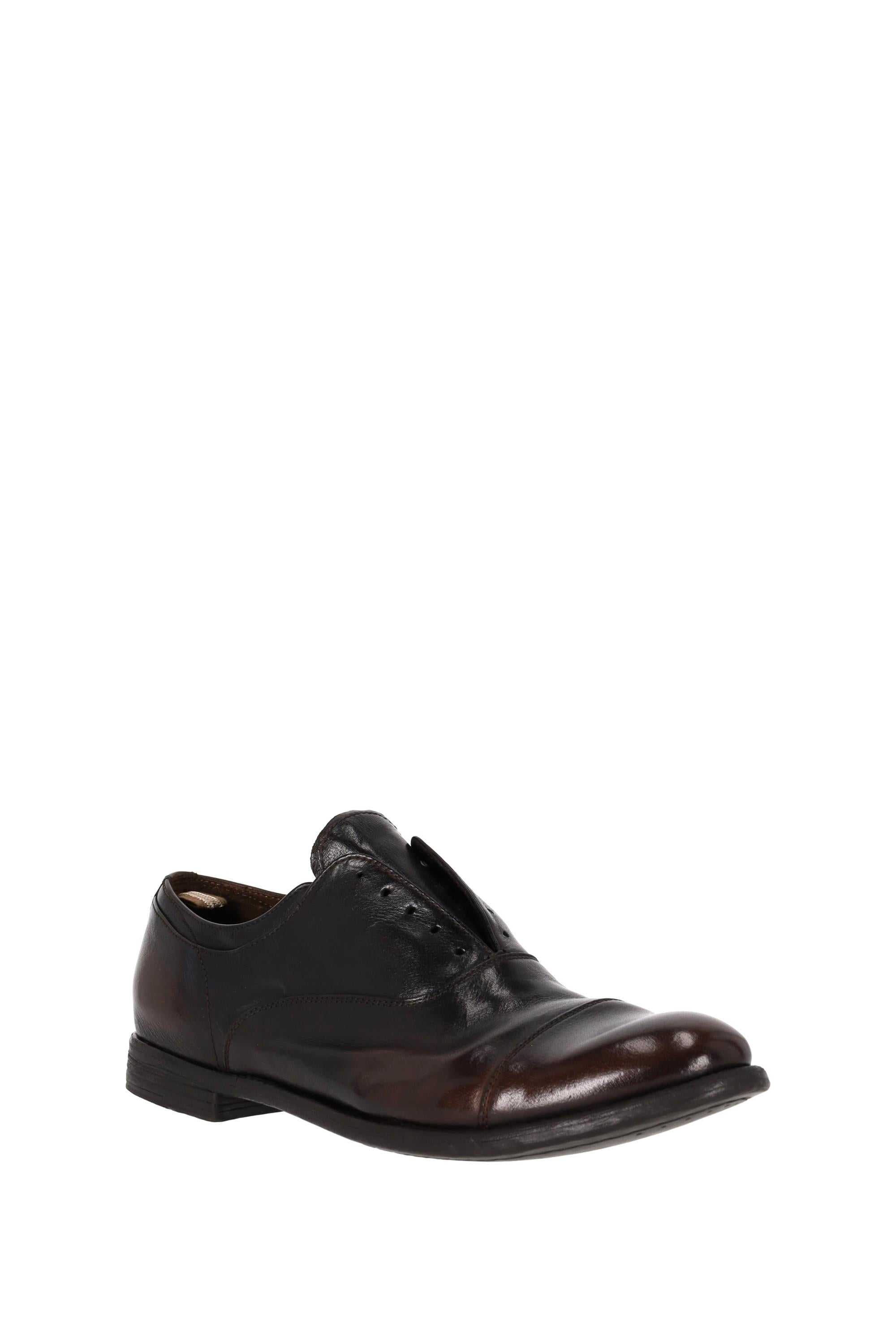 Scarpa oxford in pelle delavè OCUARC-501IGN41M579 TM25 Officine Creative