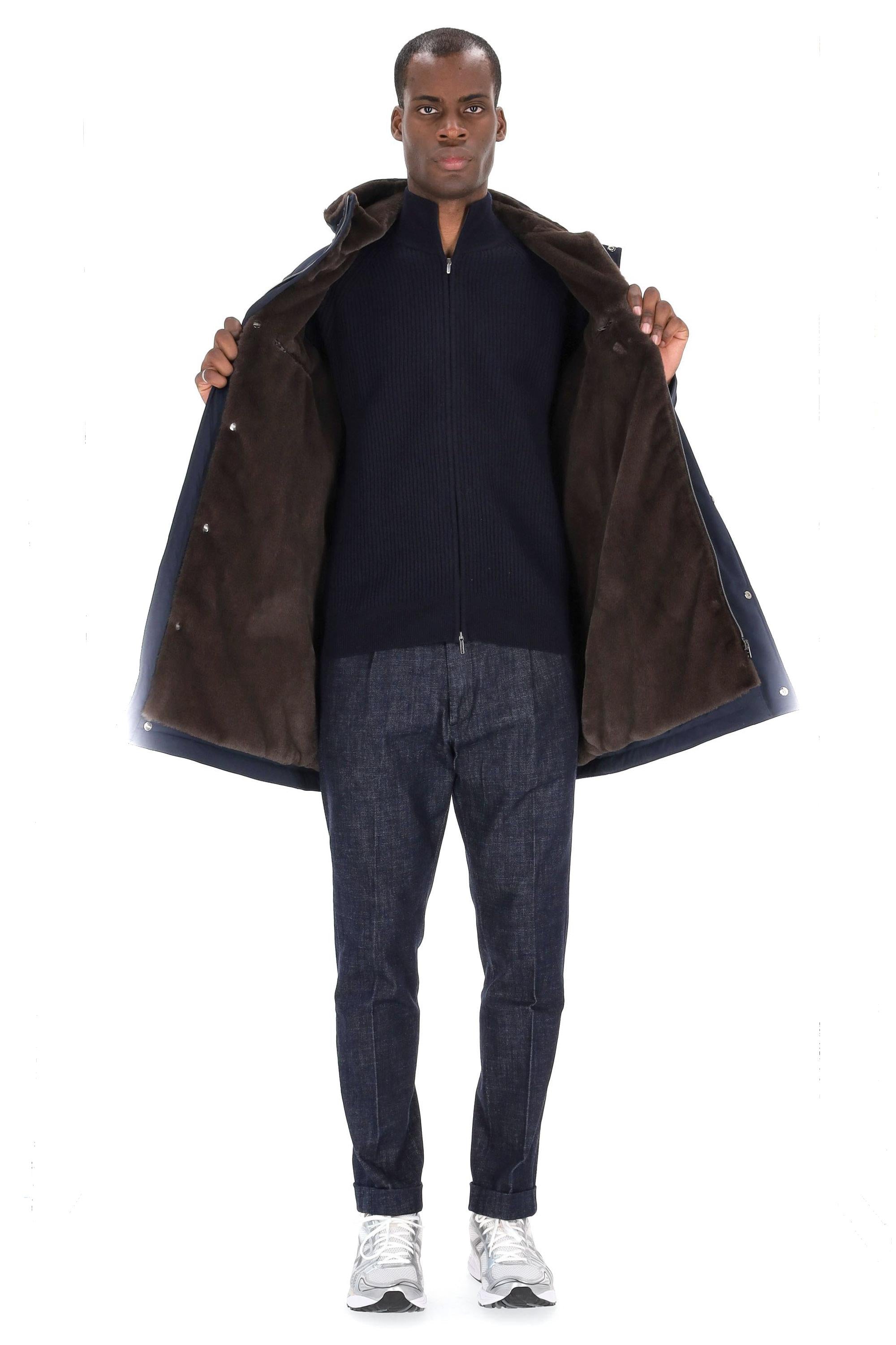 Parka in nylon con interno in orsetto PA000170U-12343Z 9200 Herno