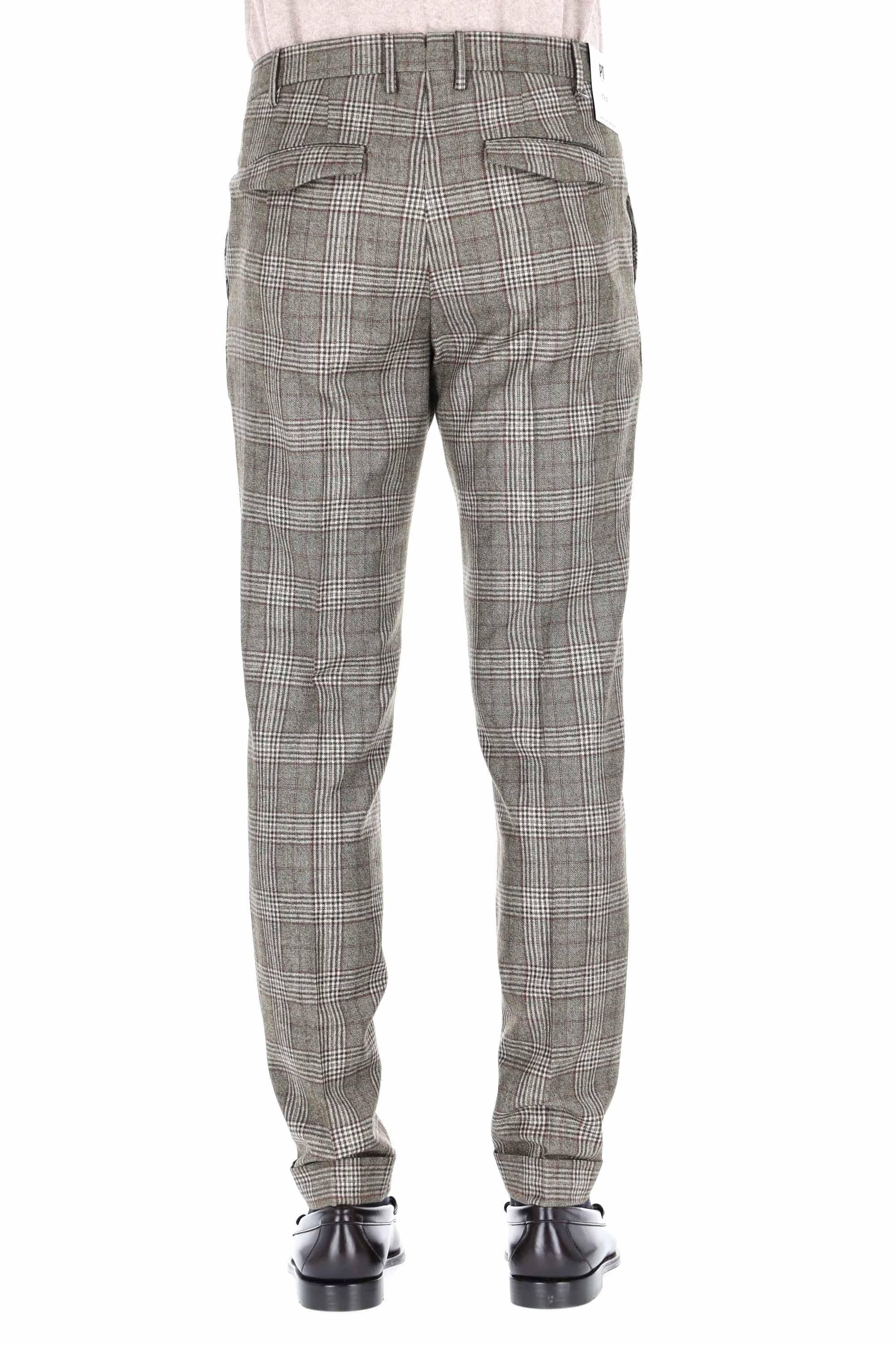 PT Torino Pantalone in lana principe di galles super 100's Master fit AFMAZ00CL1 MA23/2 0445