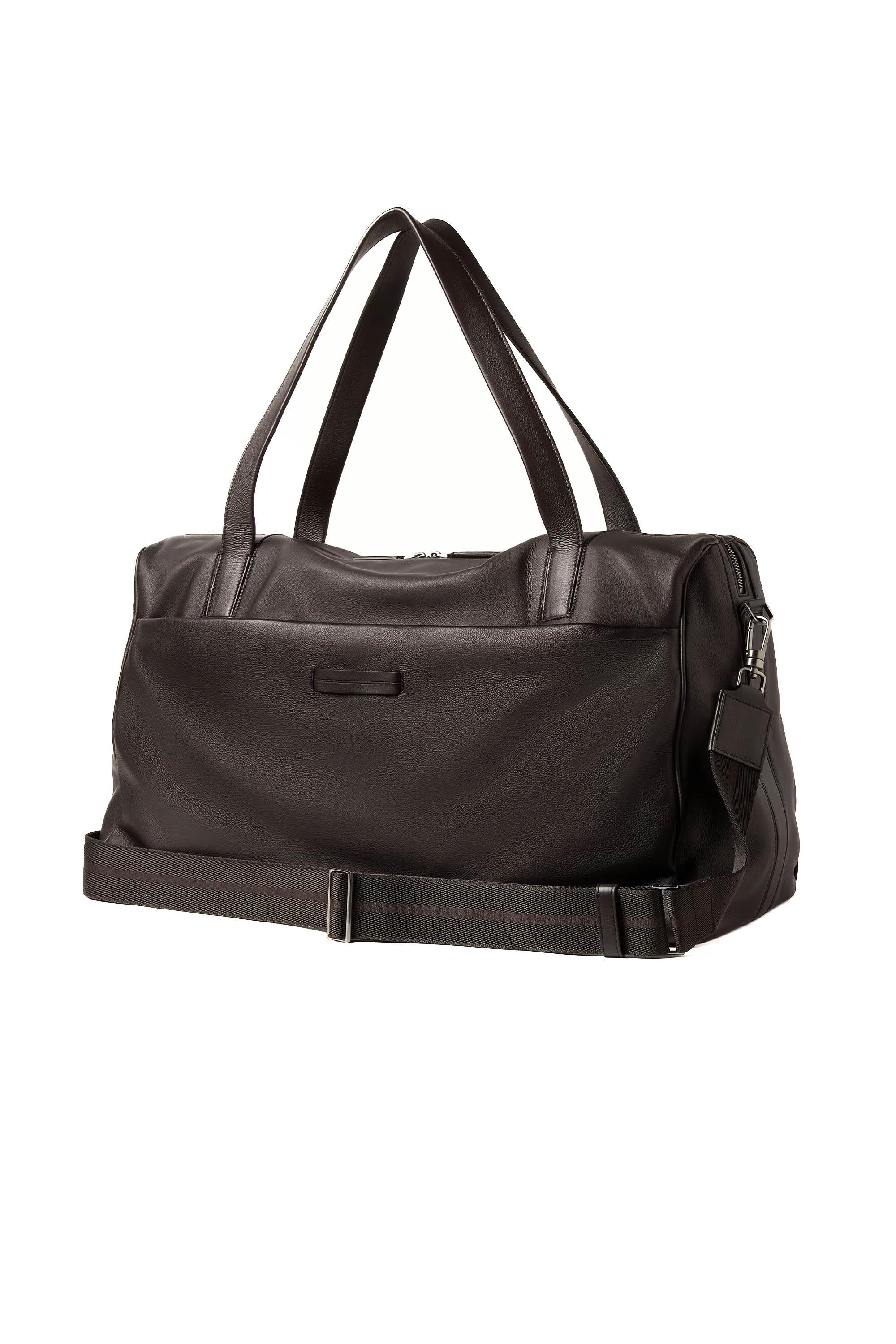 Zegna Borsa holdall in pelle second skin LHOTO-C2356Z AMO