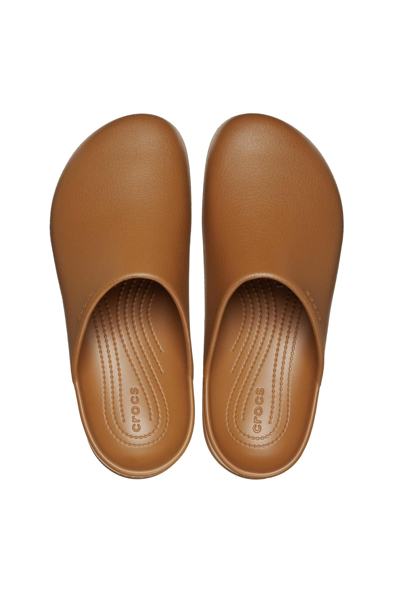 Crocs Energy Ciabatte Dylan Clog in gomma 209366/2 COGNAC
