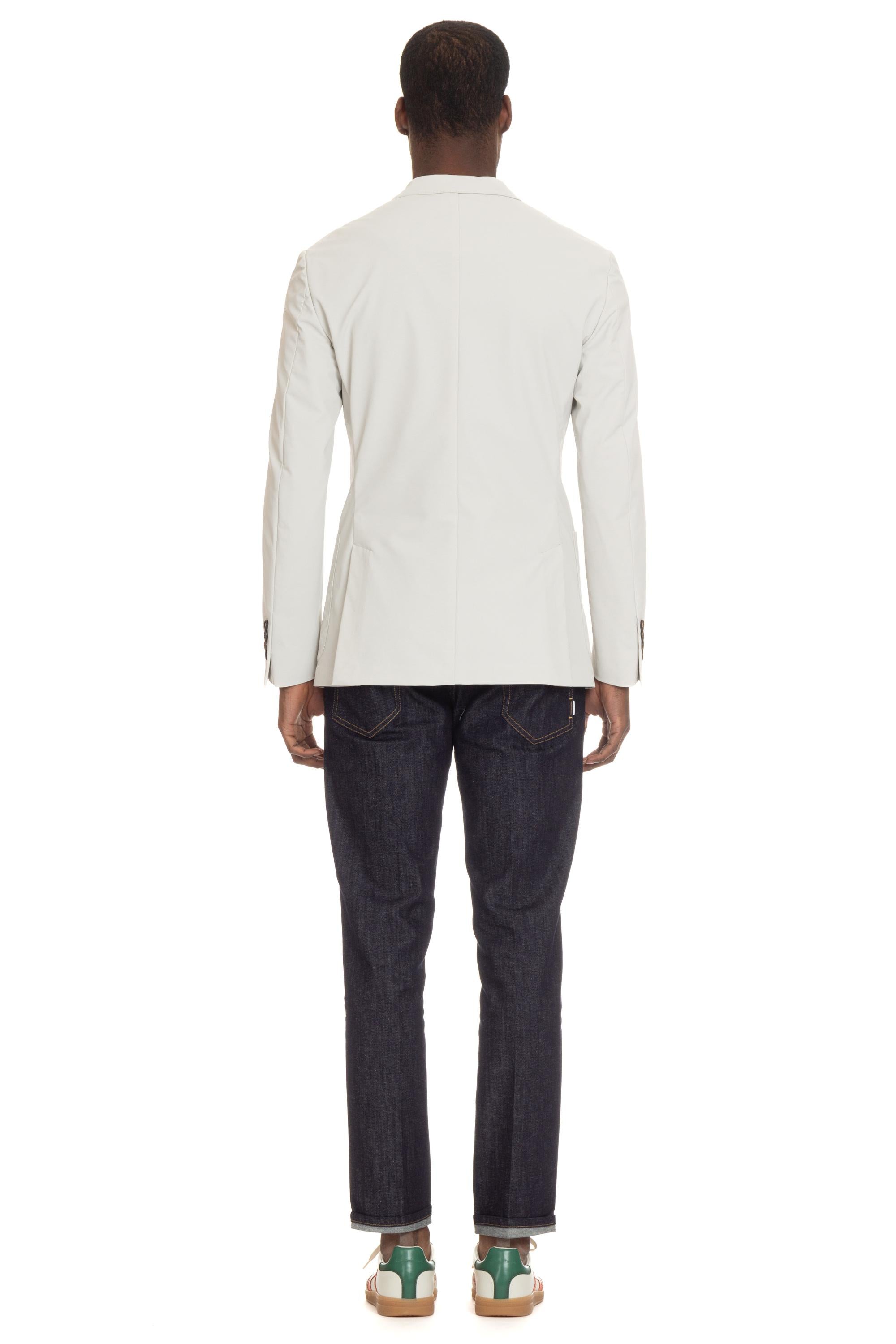 Giacca tecnica in nylon stretch con pettorina I75GIAI05 BT CRN TES0I075 02 Eleventy