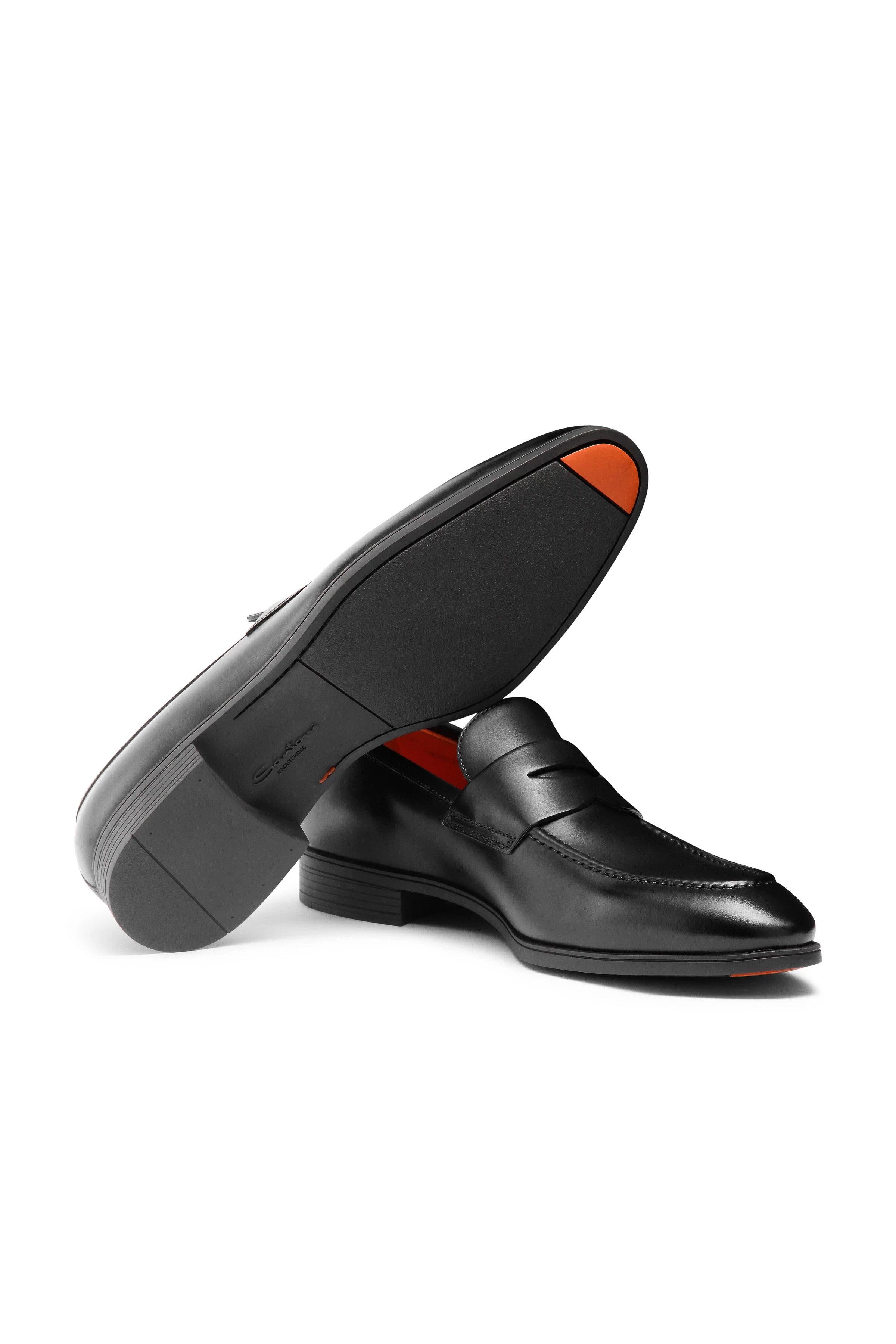 Santoni Mocassino penny loafer in pelle MGSI14944SMABUSF N01