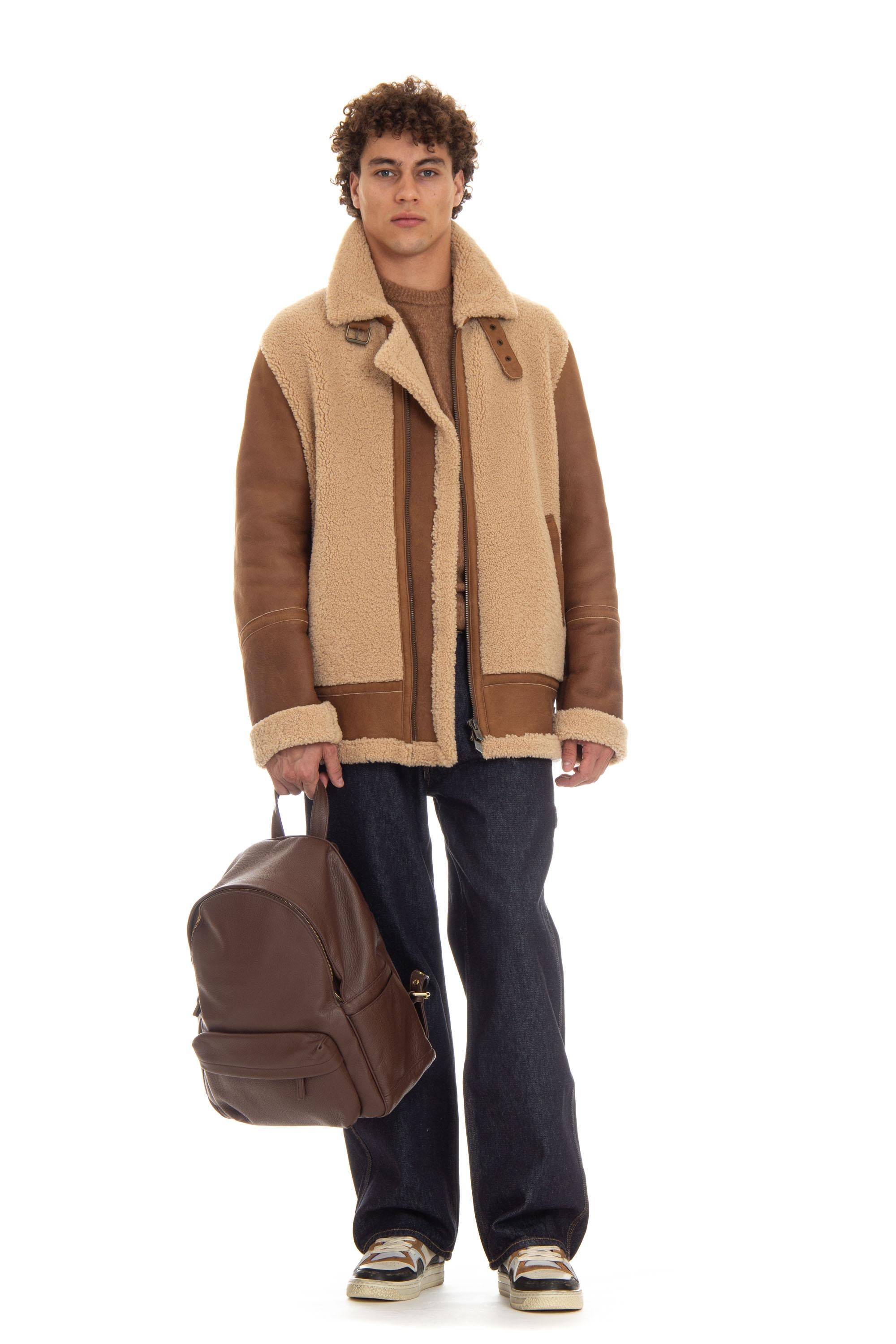 Giubbotto in montone 47551-U CAMEL Salvatore Santoro