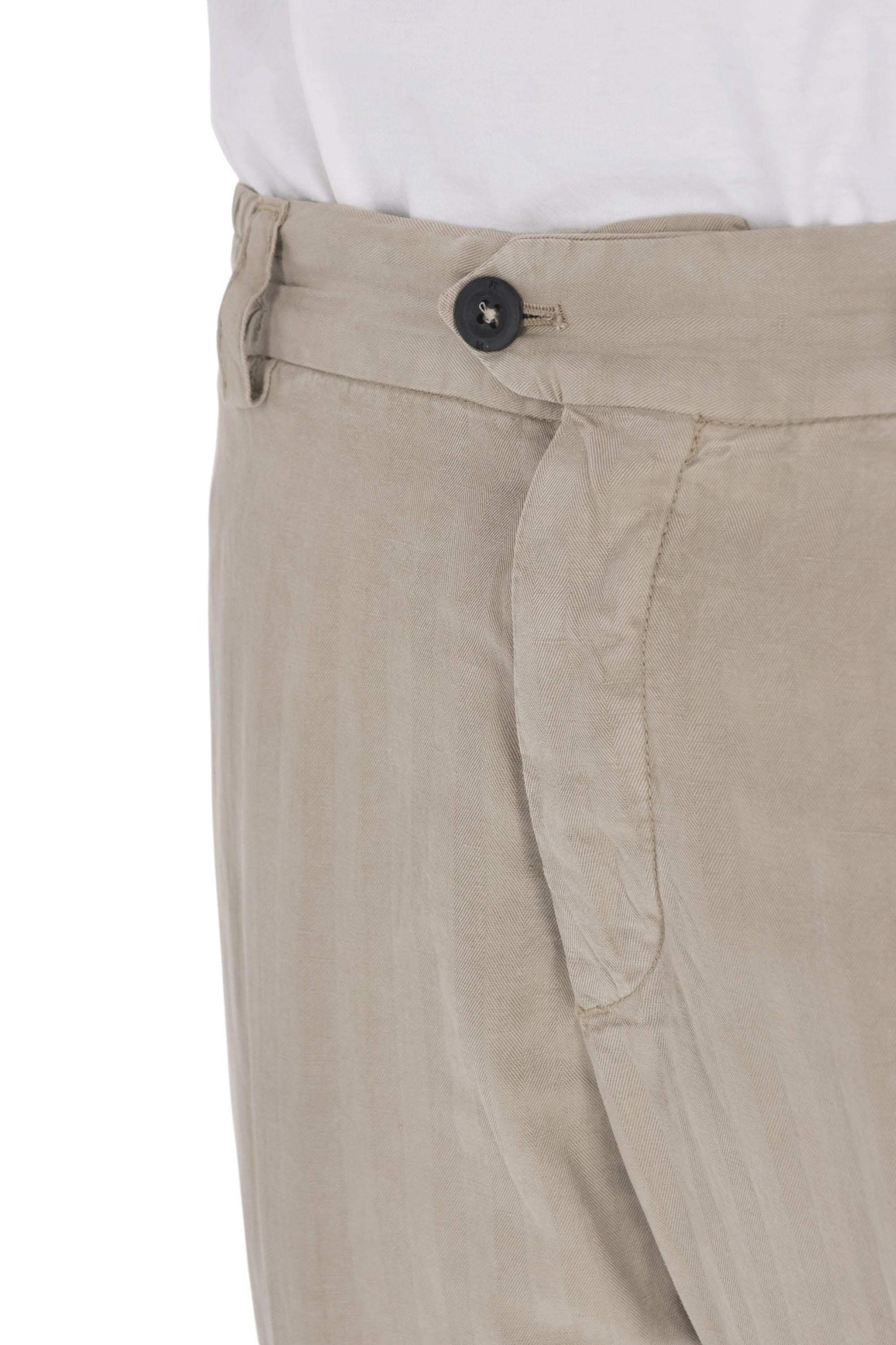 PT Torino Pantalone a resca in lyocell-lino-cotone The Rebel fit CORTRBB30RWL SD61 Y111