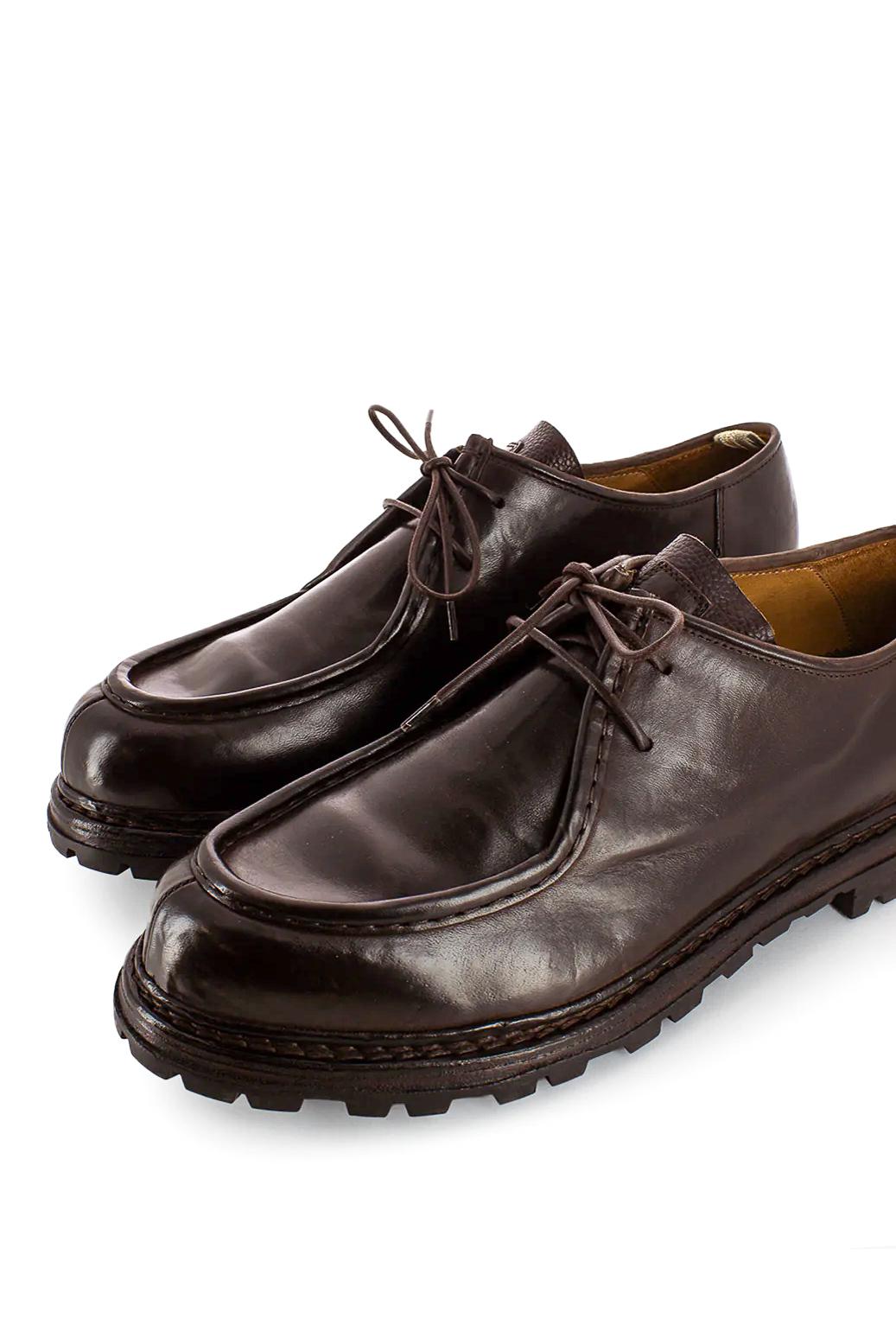 Officine Creative Scarpa allacciata in pelle fondo cuoio OCUVOLC009CHIC1D272 T.MORO 25