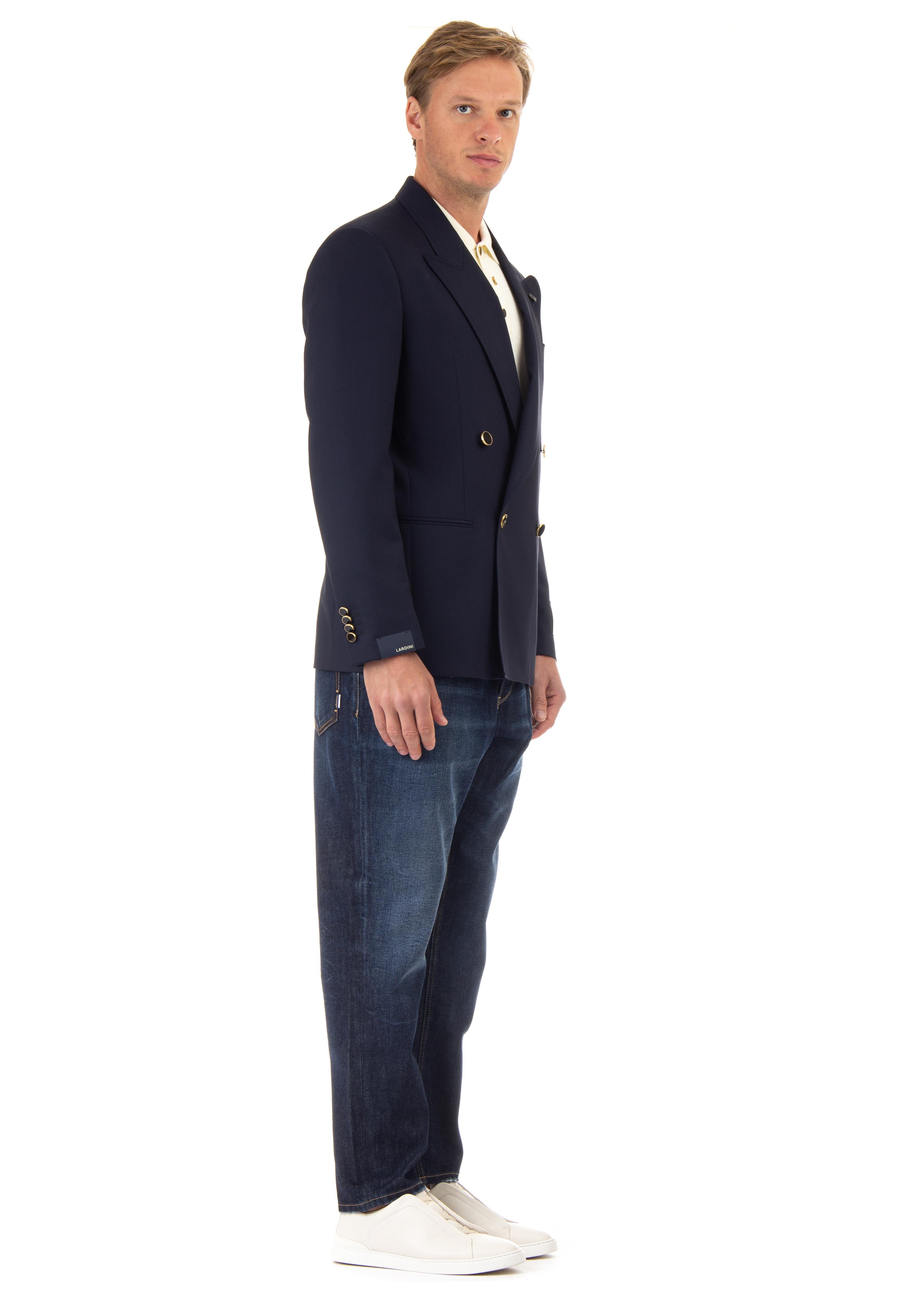 Lardini Giacca doppiopetto in lana linea attitude EP6906EN EPSS60405 851