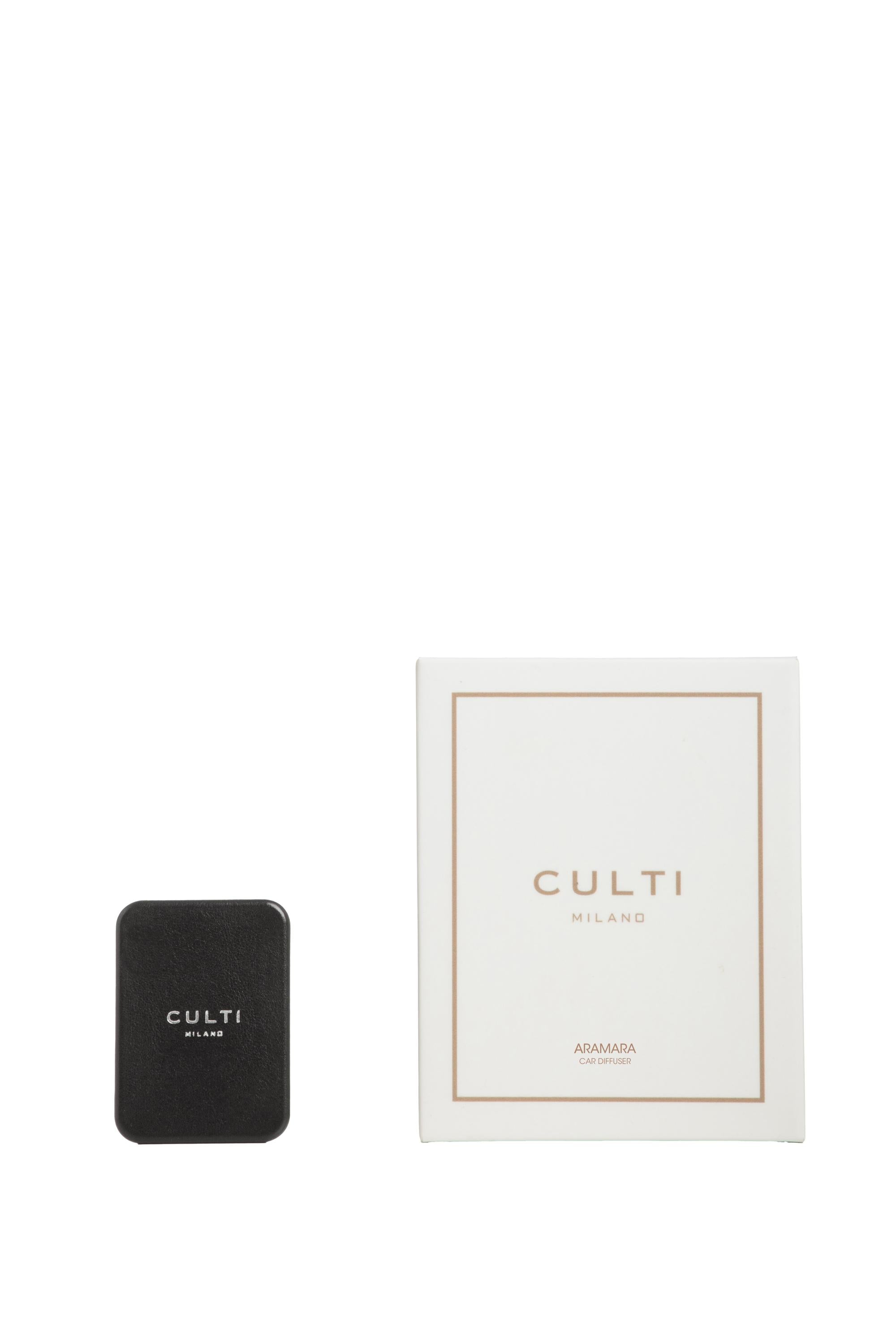 Culti Car frangrance pelle con refill Aramara CAR DIFF PELLE NERO