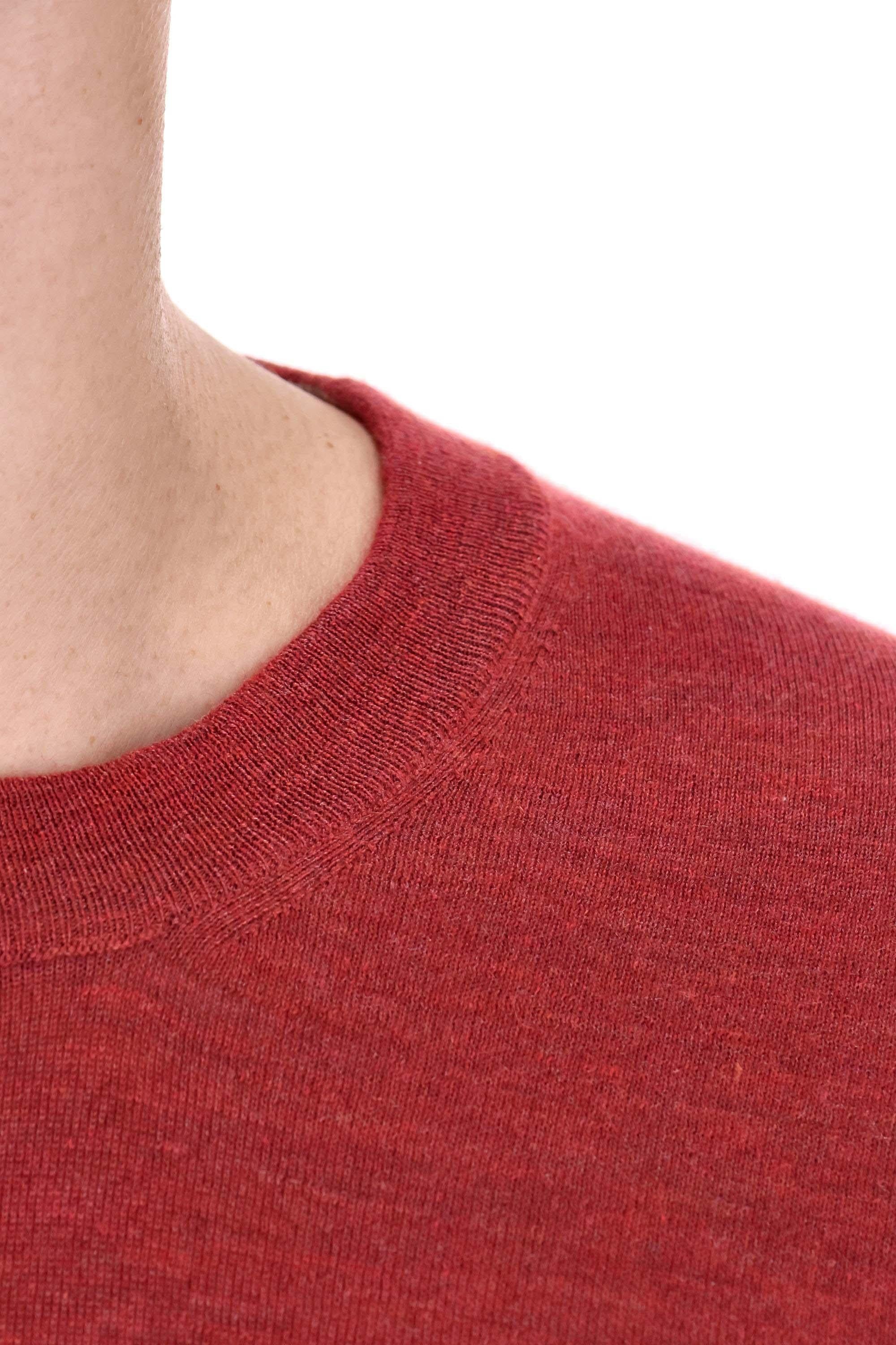 Brunello Cucinelli Maglia girocollo in finezza di cashmere-seta-lino MSY00100 CUP87