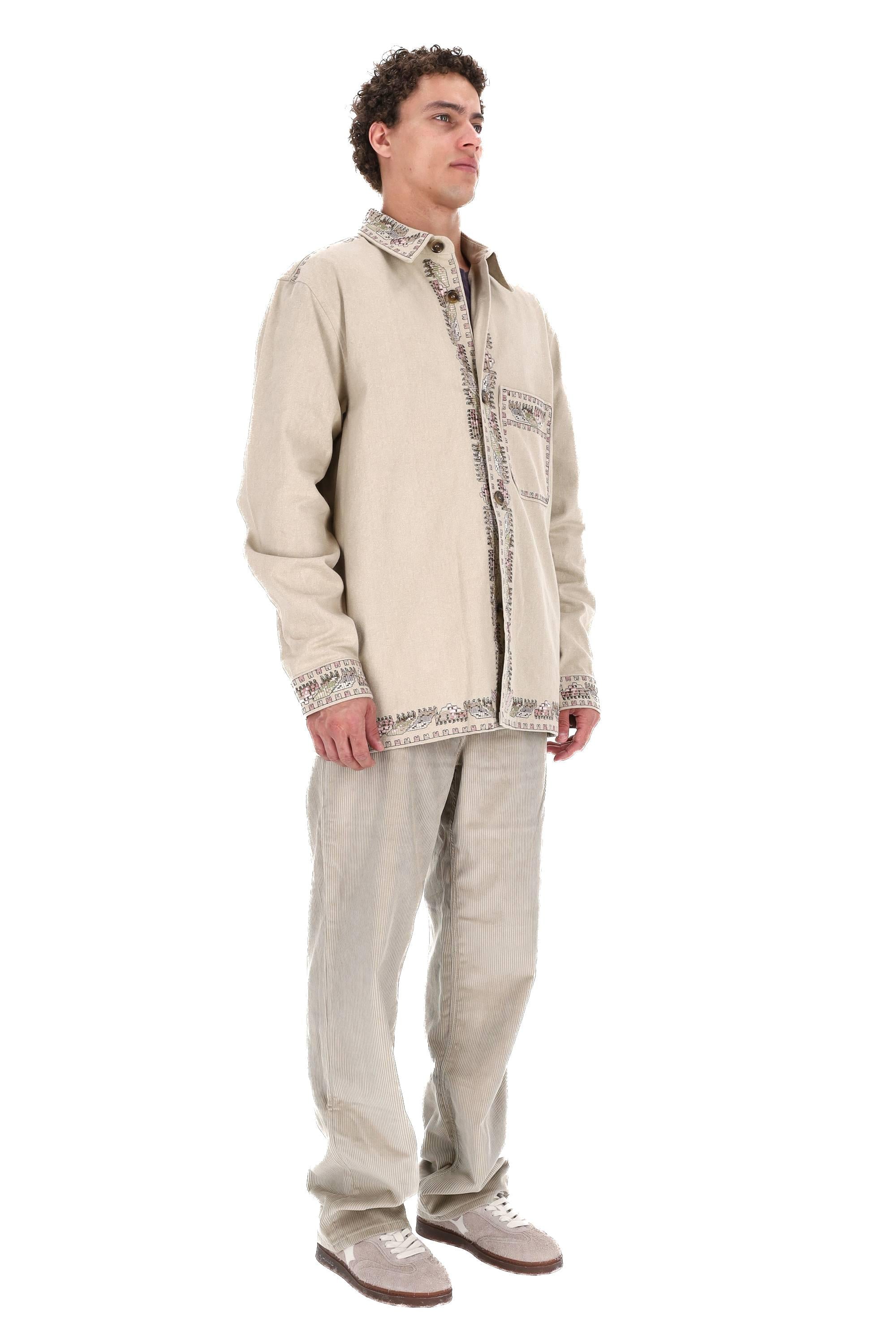 Isabel Marant Overshirt ricamata over fit VE0588HA-C3I03H 23EC
