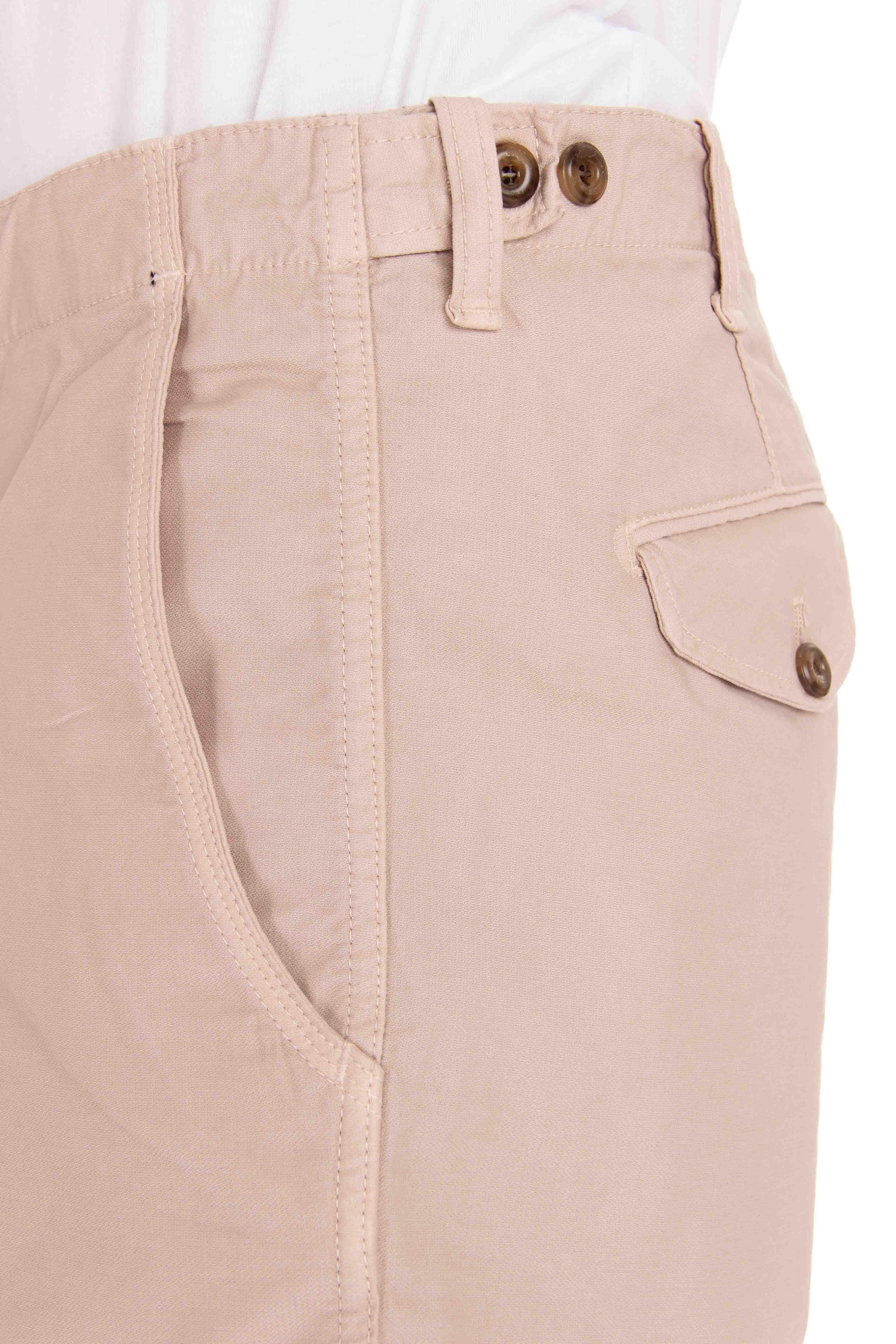 Bermuda in cotone tramato 24M84B287-FR/3 F06 Myths