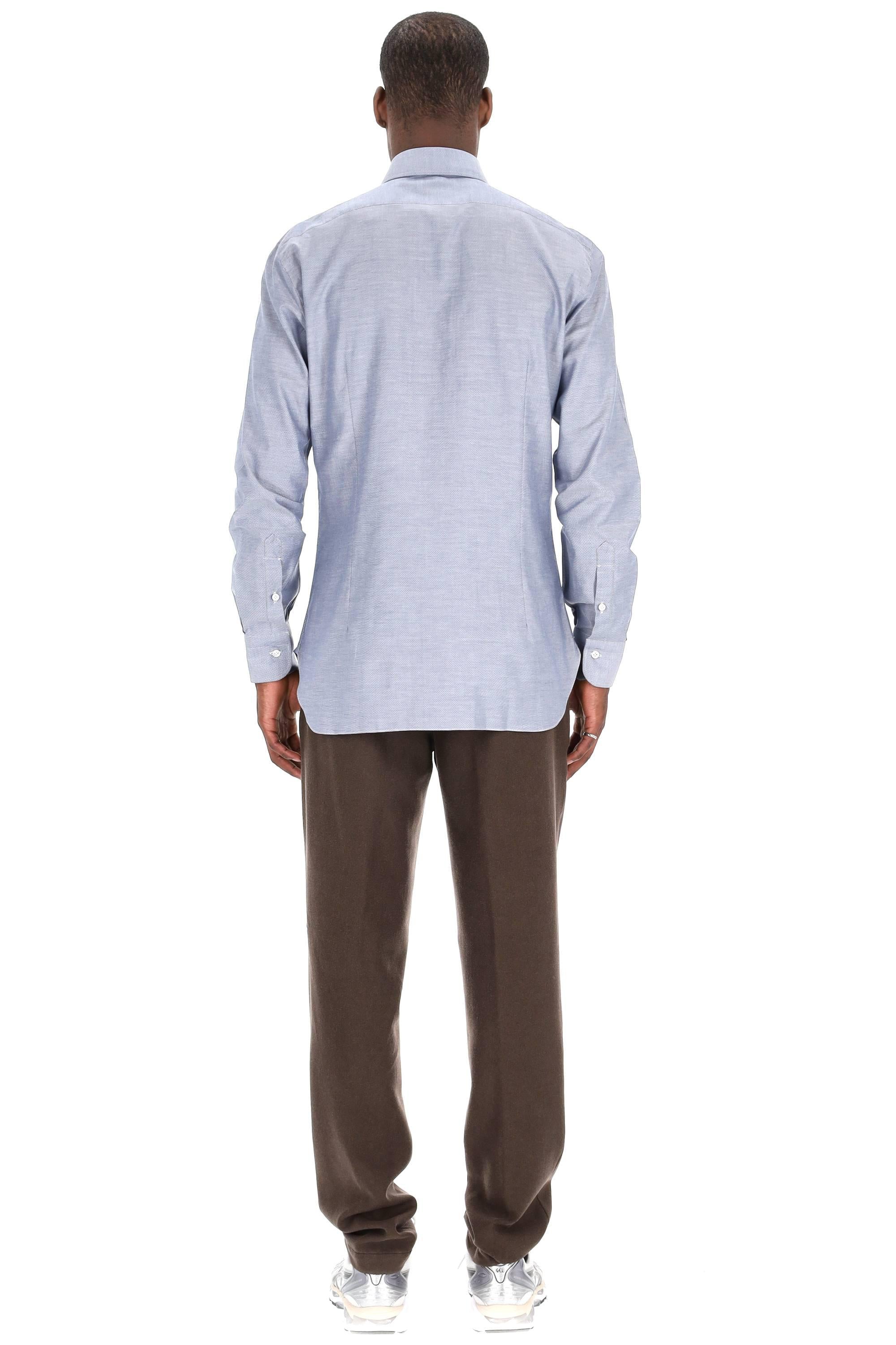 Camicia in cotone oxford linea Culto K1U13P0150096.U 0001 Barba