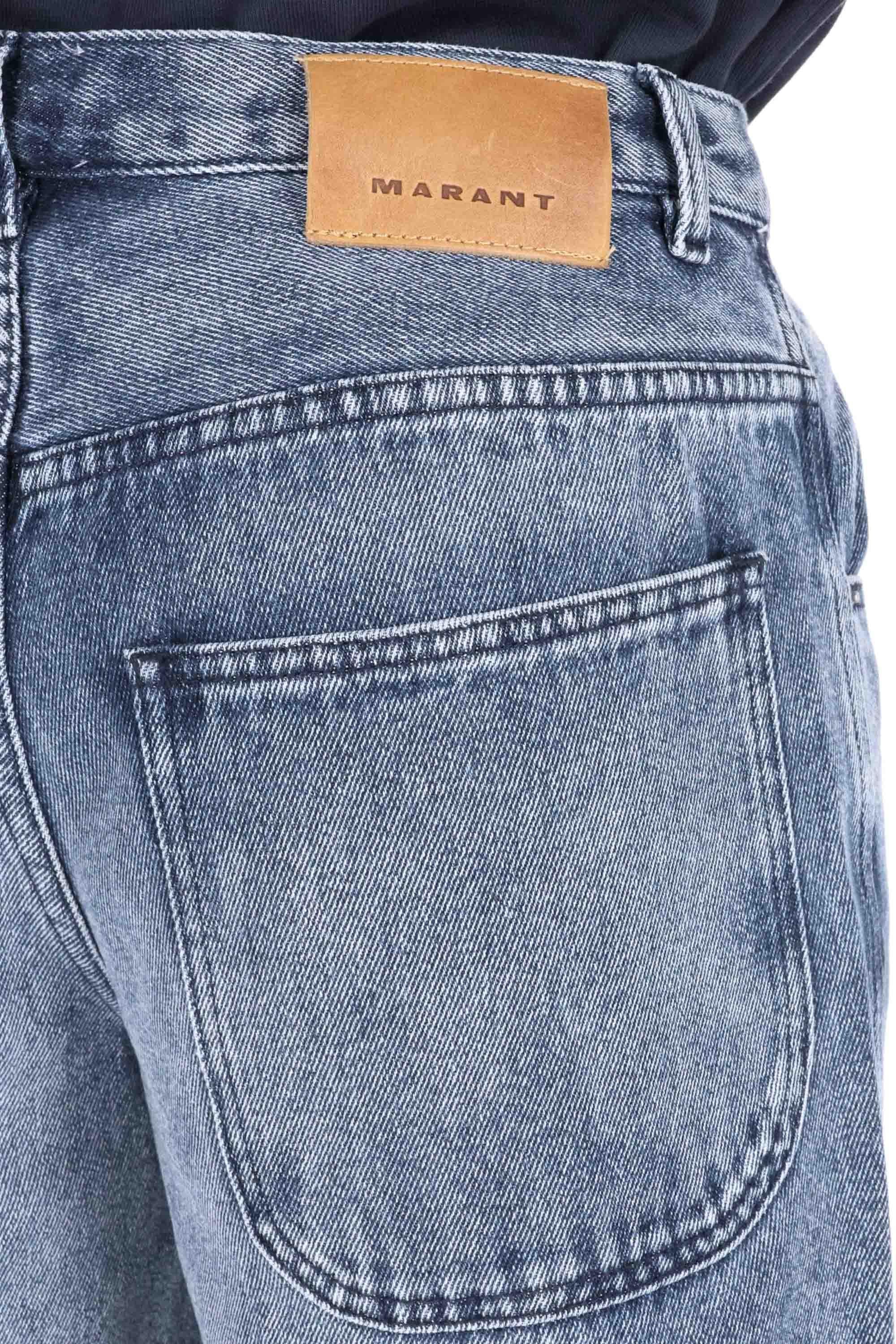 Jeans in lyocell e cotone modello Jenter PA0588HB-B1H07H 30LU Isabel Marant