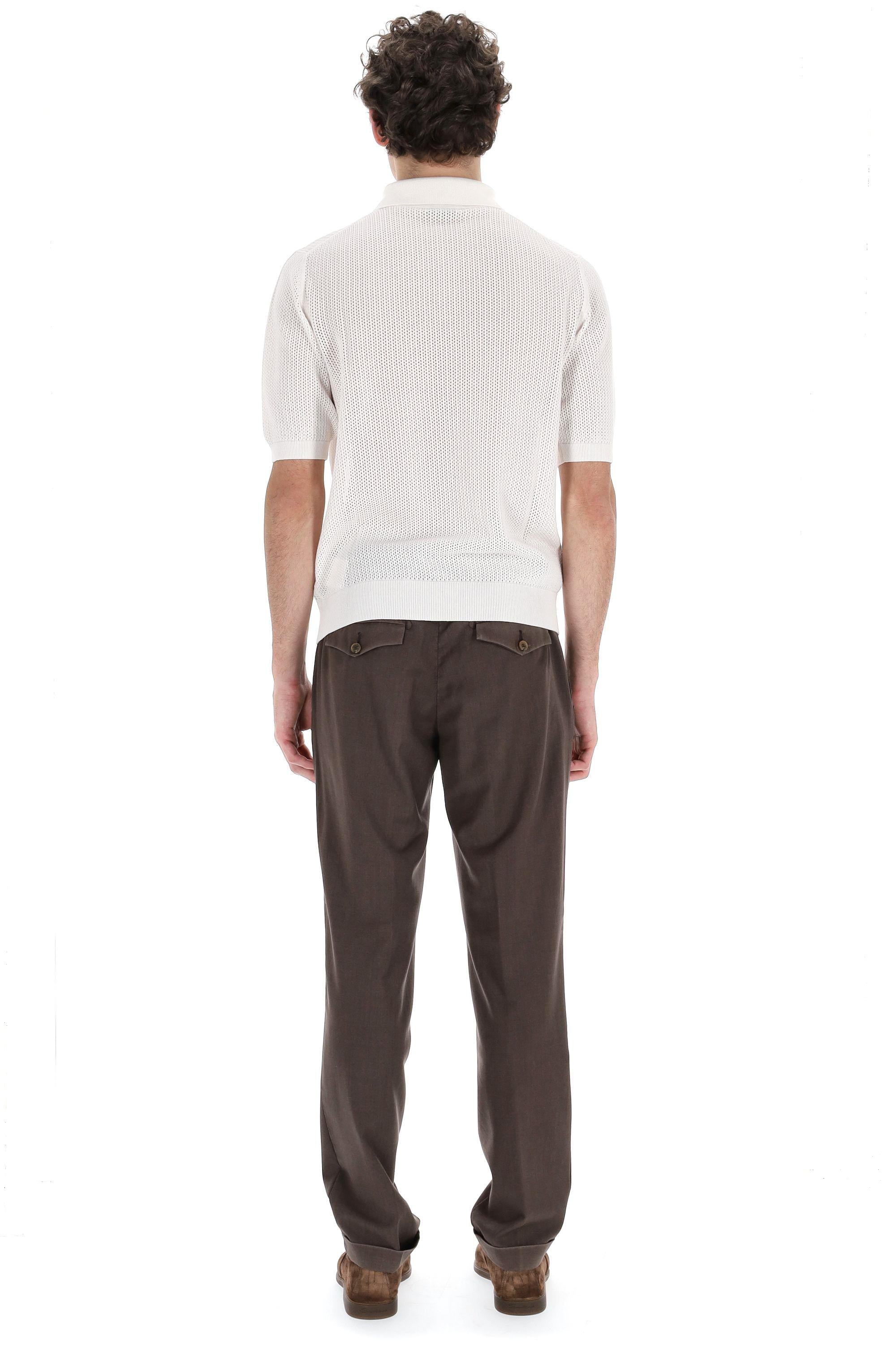 Polo in cotone traforato B2W176 12C91 10144 Ballantyne