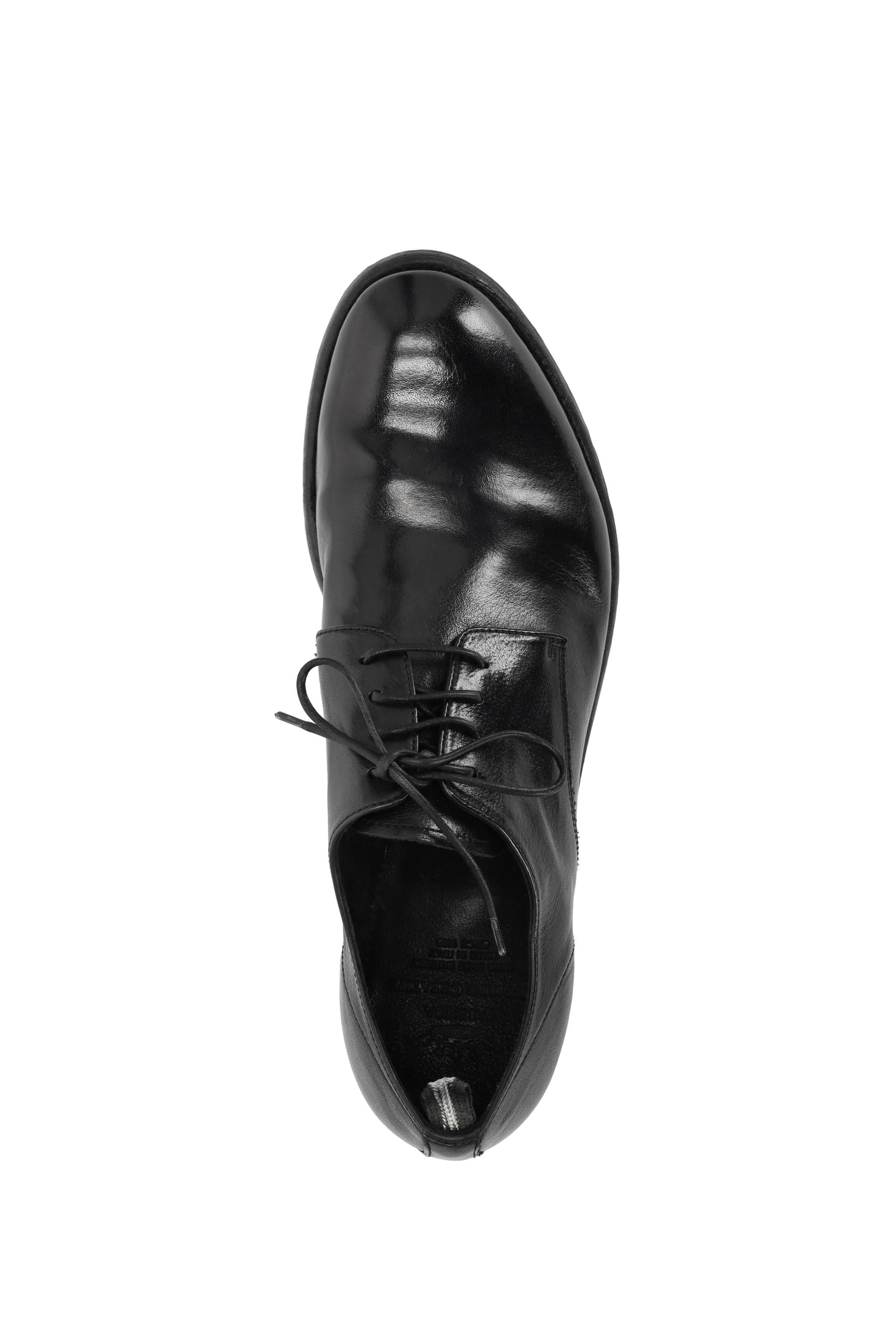 Officine Creative Derby in pelle nera con fondo caotchouc OCUARC-515IGNIS1000 NERO