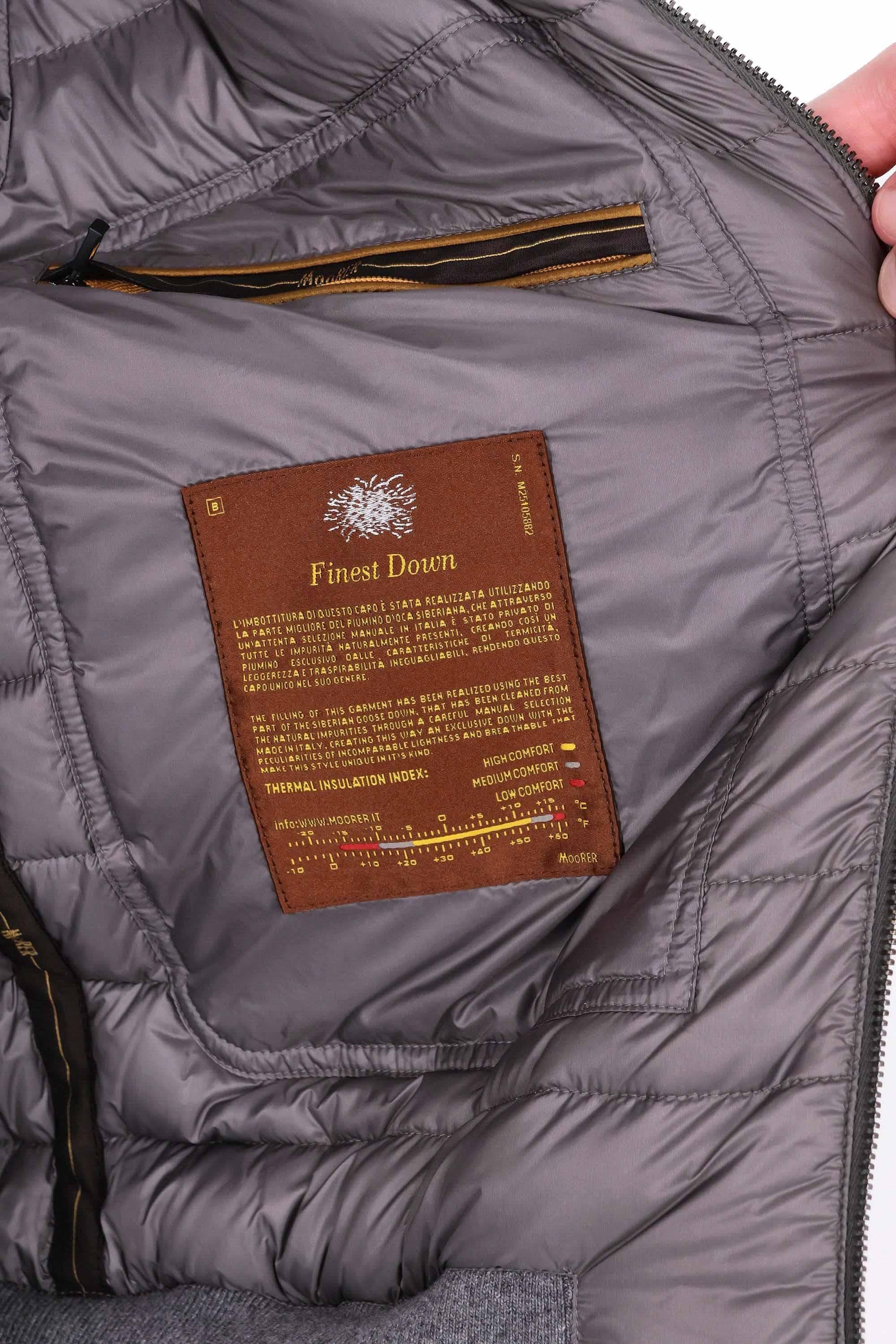 Moorer Giubbotto bomber in lana-cashmere imbottito in piumino ONIRO-LSL U0051