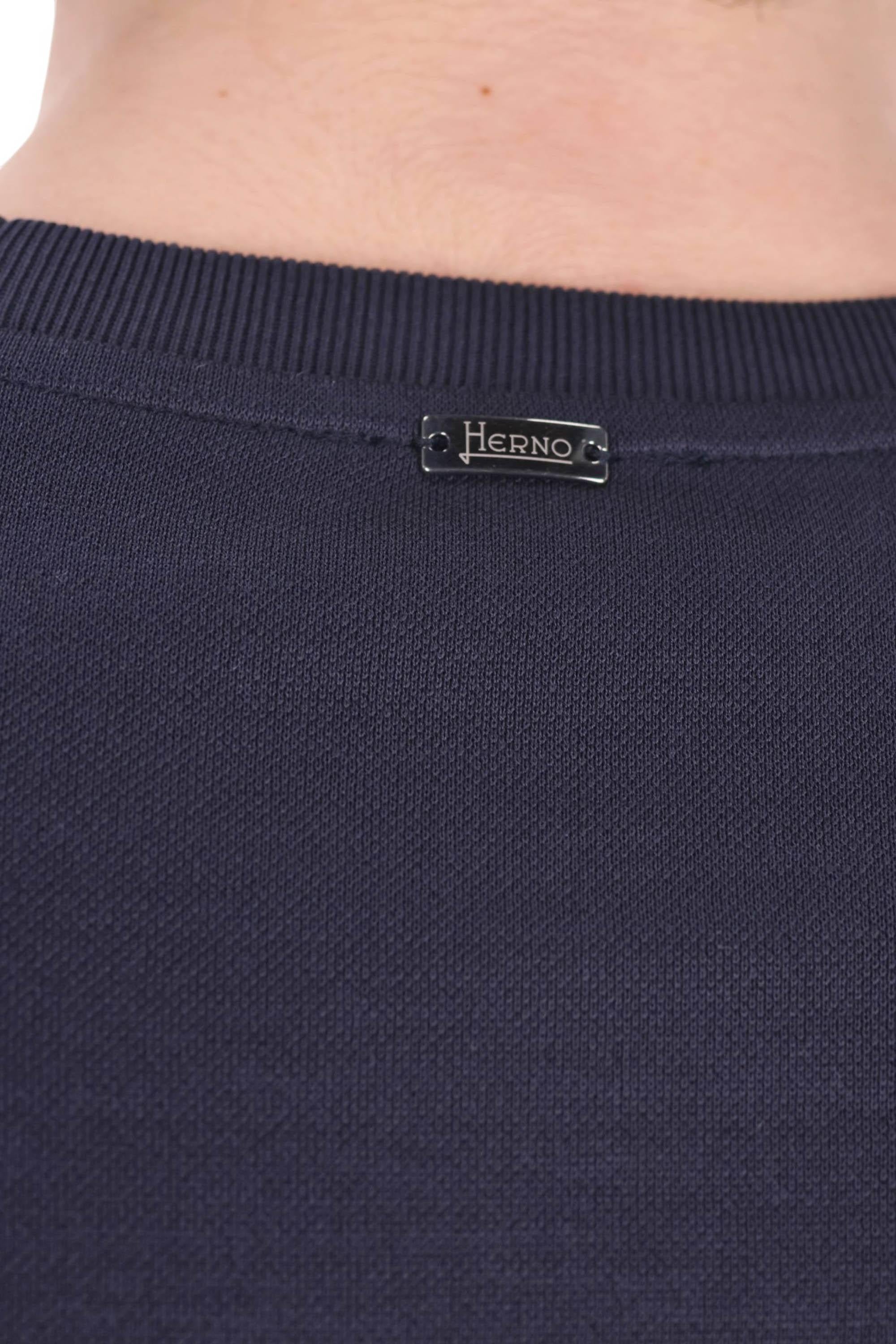 Herno T-shirt in jersey di cotone manica lunga JG000262U 9201