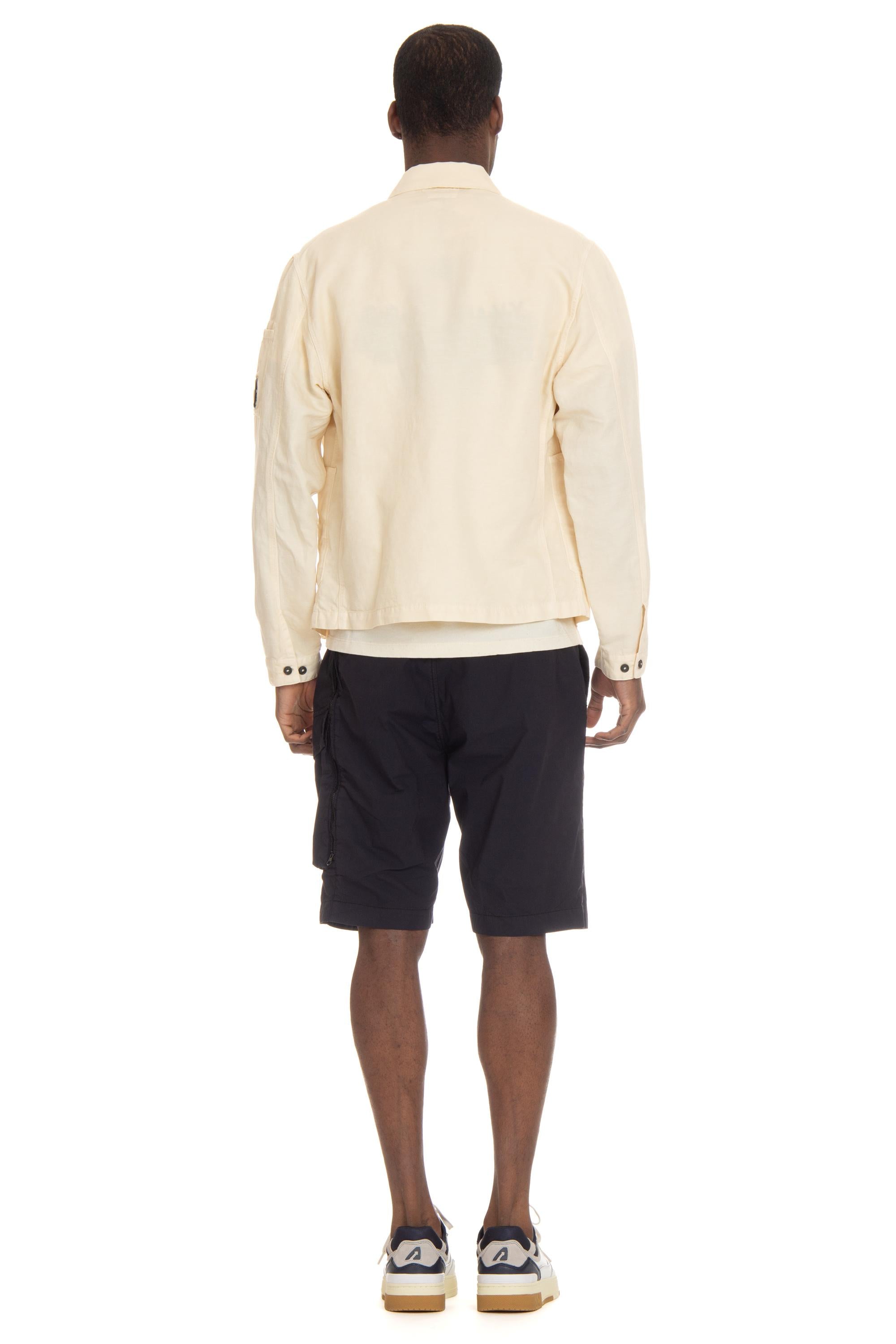 CP Company Overshirt in cotone-lino CMOS277A-006273G 402