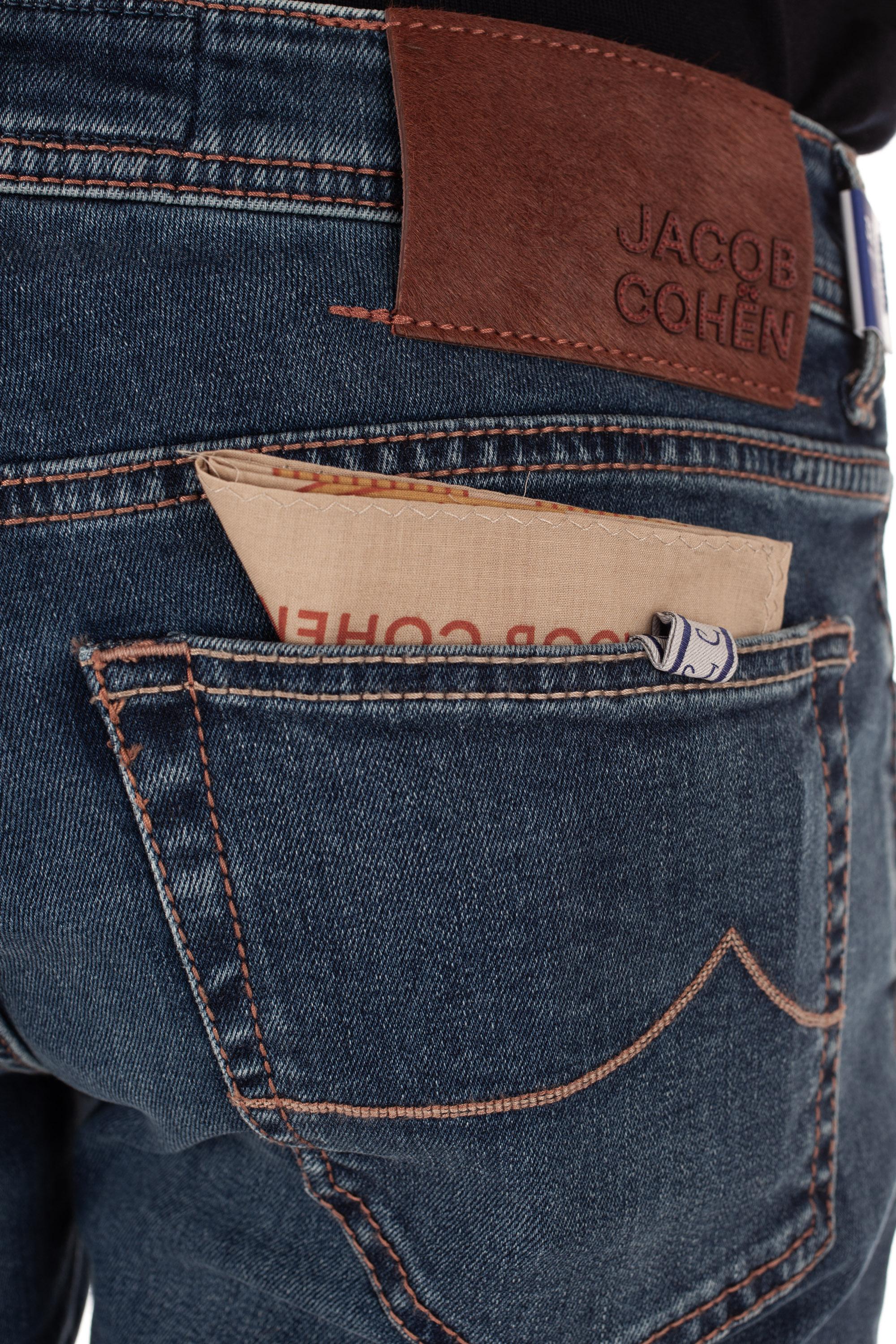 Jeans etichetta cognac nick slim fit E07 35S 3624 NICKSLIM 550D Jacob Cohen