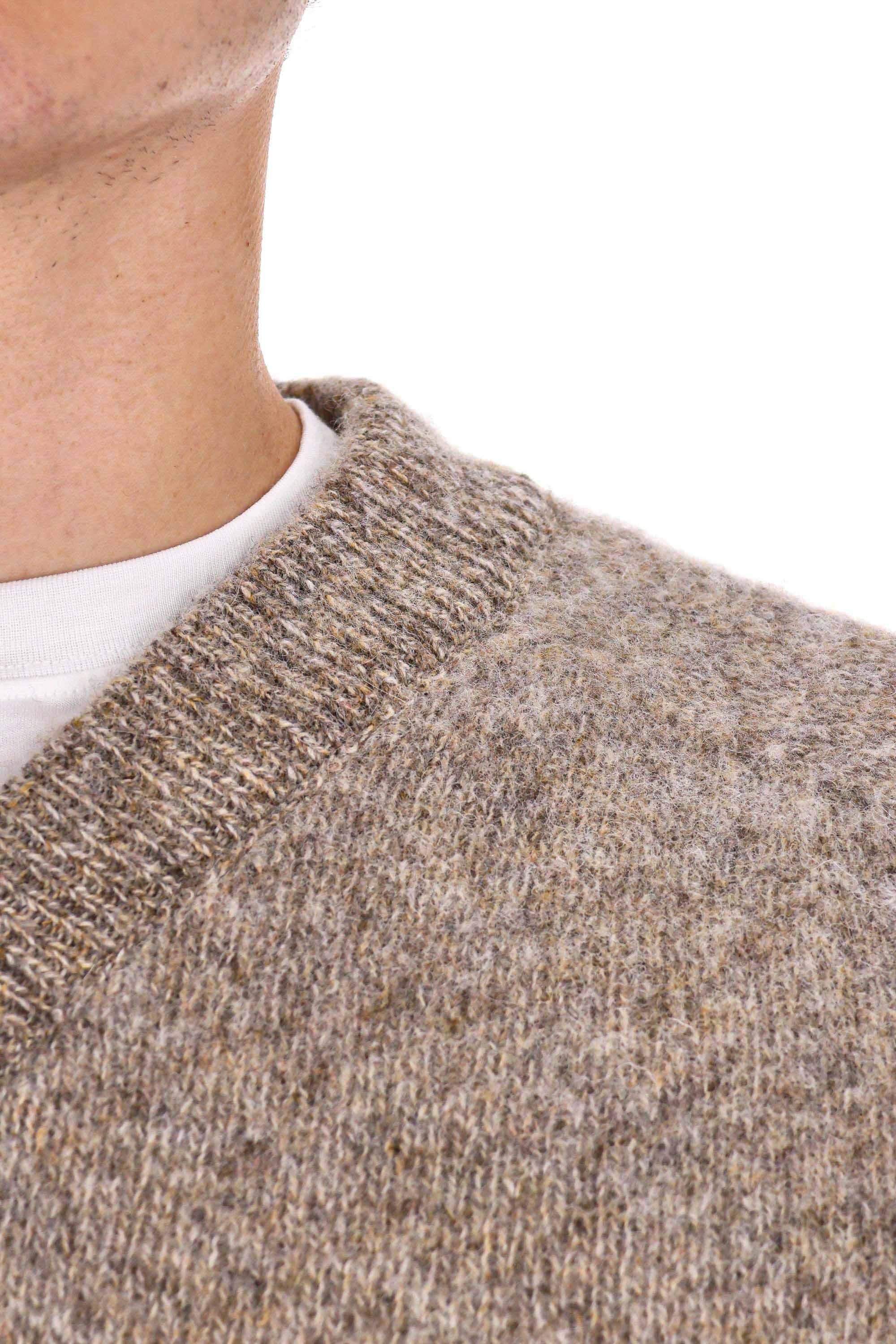 Howlin' Maglia scollo V in lana shetland boxy fit FUTURE MEMORIES/2 MIXED SHROOMS