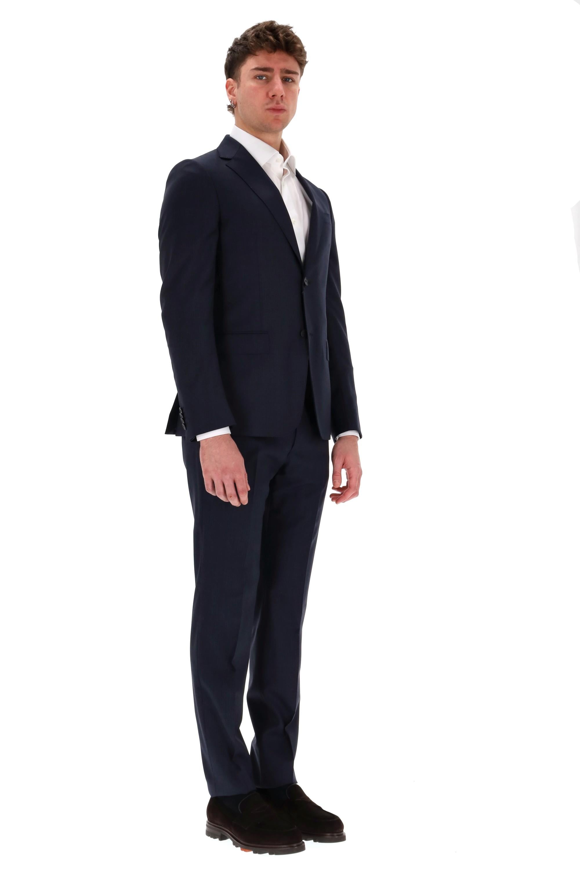 Zegna Abito in lana drop 8 822700A8 281CGA 8R 001