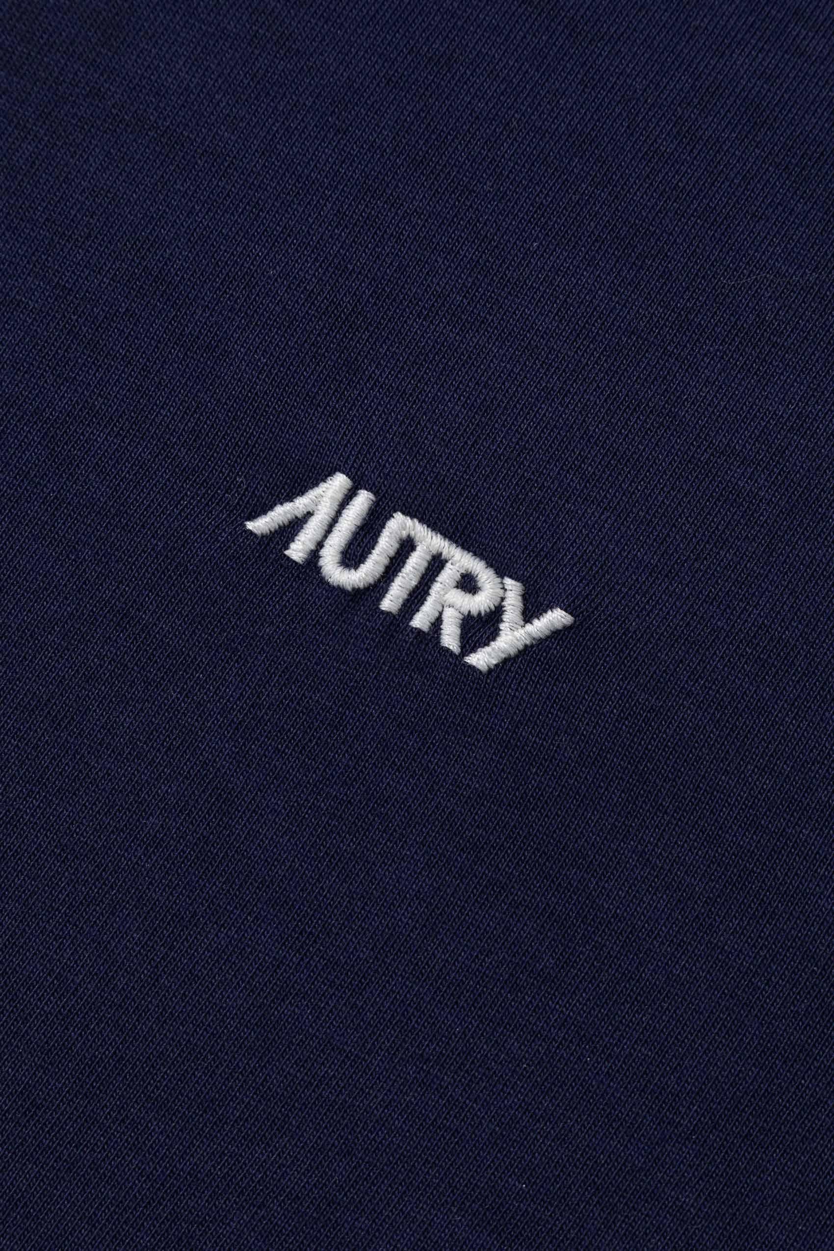 T-shirt in cotone manica lunga LSPX A6JB BLUE Autry