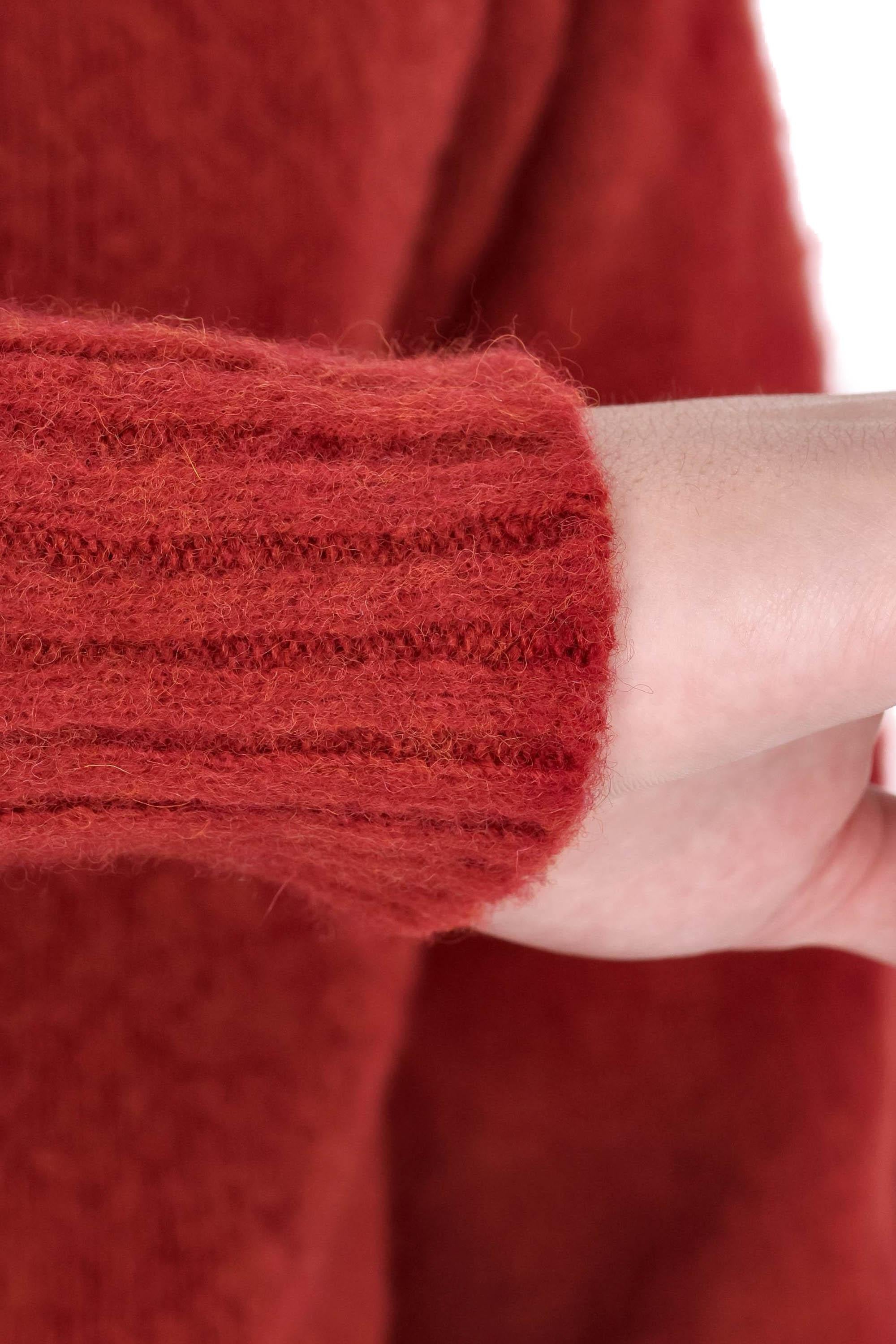 Howlin' Maglia scollo V in lana shetland boxy fit FUTURE MEMORIES MAGMA