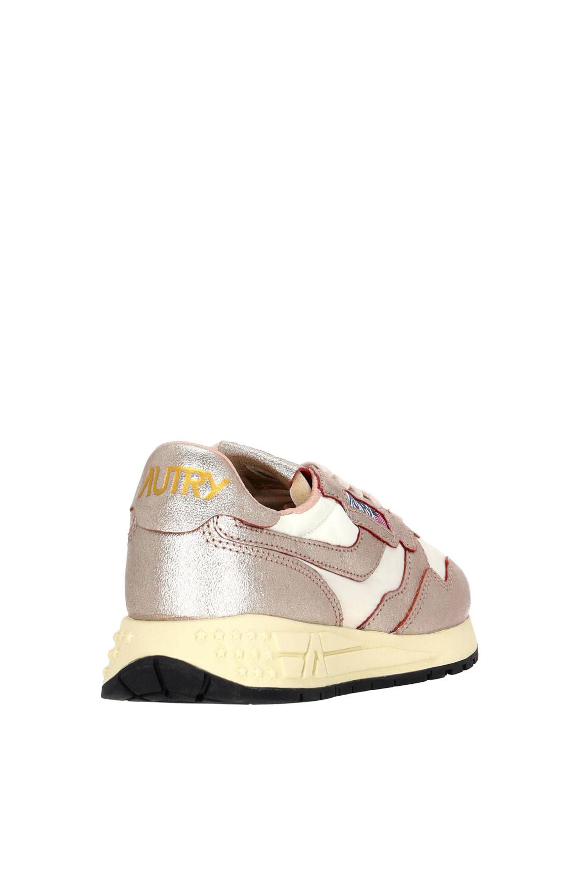 Autry Sneaker Reelwind donna in pelle e nylon WWLW AN02 WHT/GOLD
