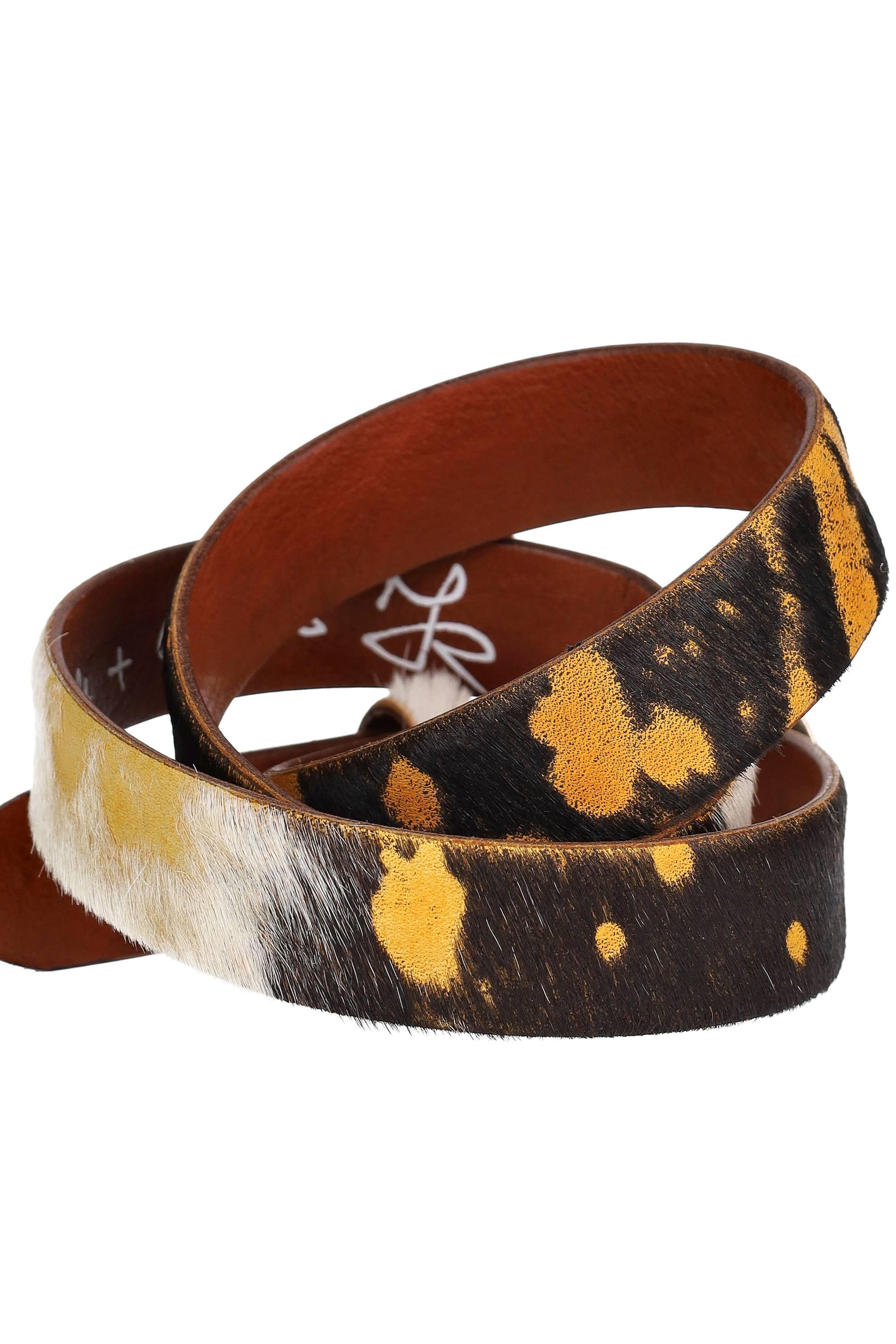 Artigianato Italiano Cintura artigianale in cavallino CAVALLINO MLTCLR