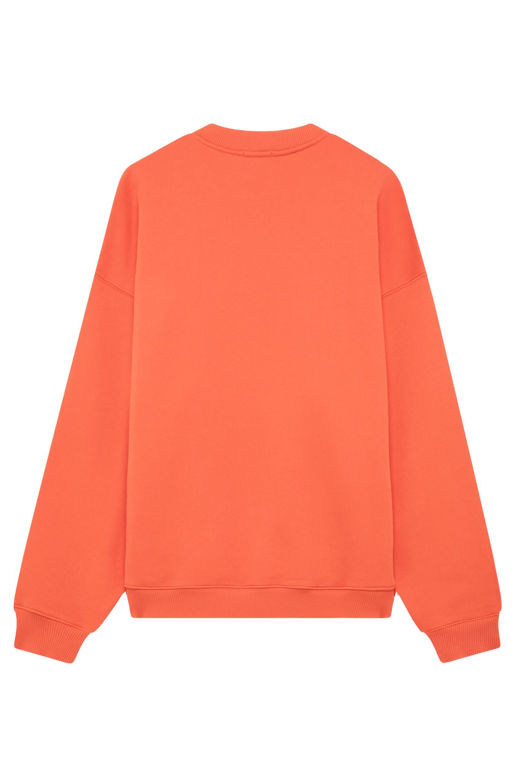 Autry Felpa girocollo in cotone con logo SWPX 035H JERS CHOCINEAL