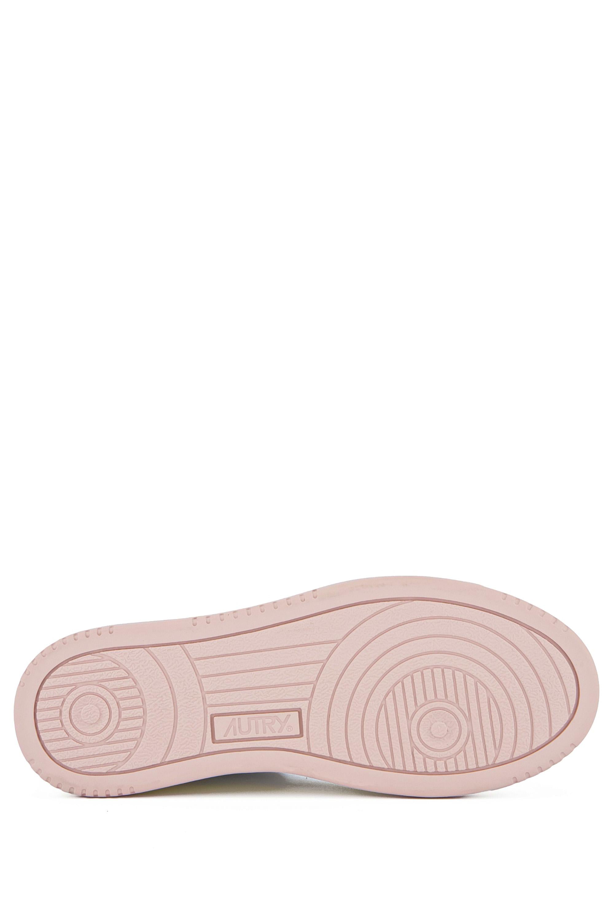 Sneaker Medalist donna bicolor in pelle AULW WB52 WHT/POW Autry