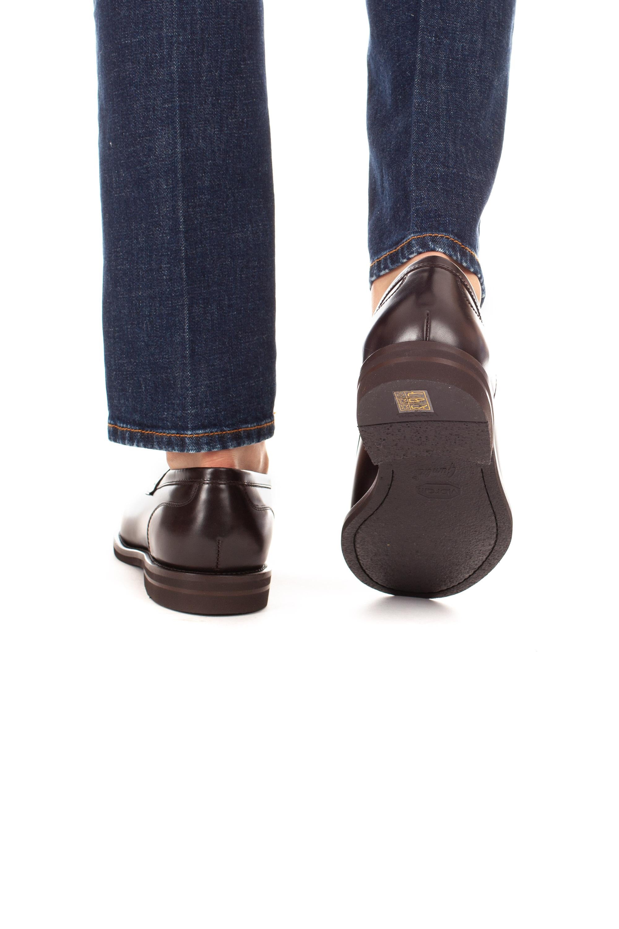 Mocassino penny in pelle spazzolata 83411.P.0 MAR Henderson