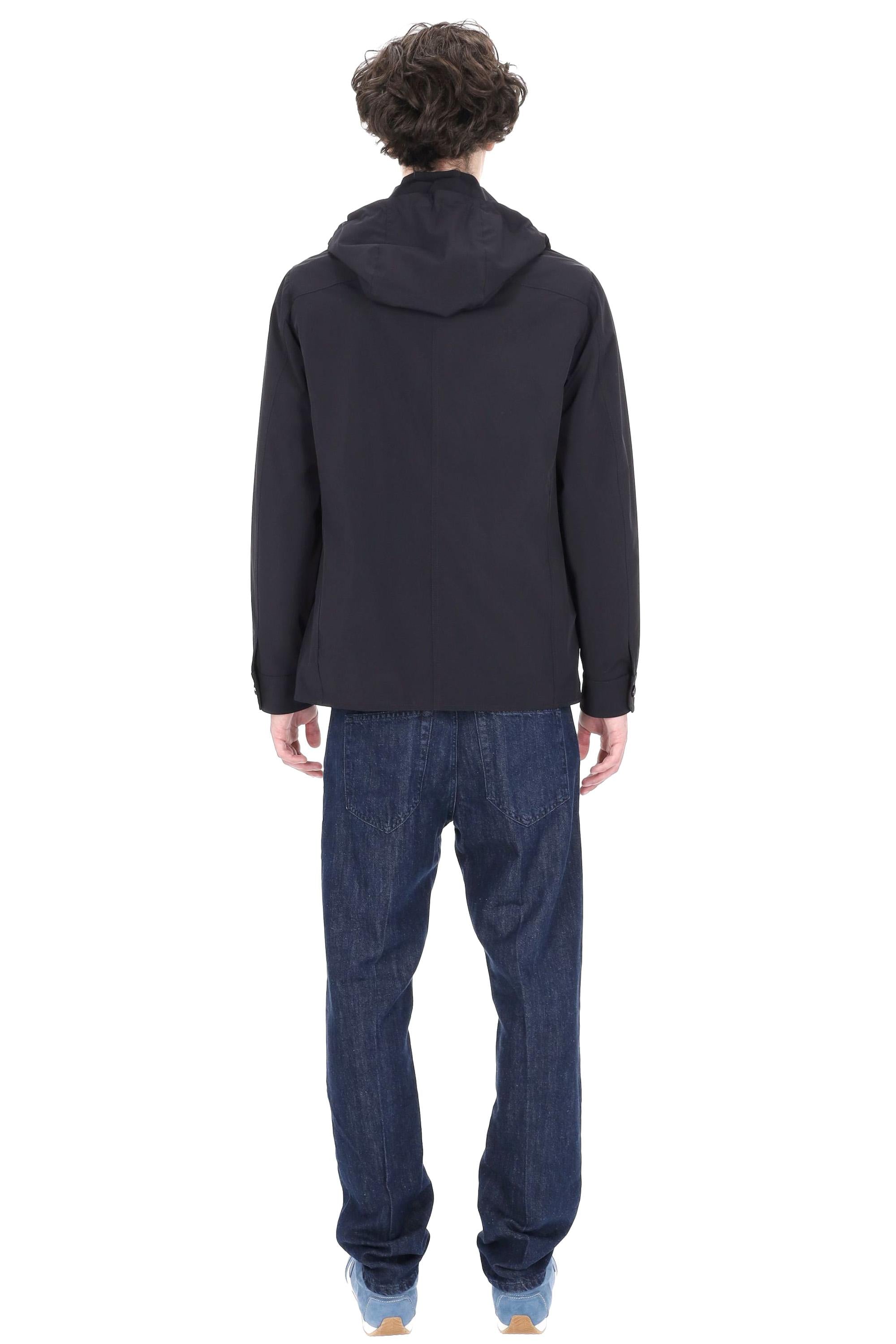 Moorer Giubbino overshirt in nylon stretch linea Acqua mod. Maffei-Kr MAFFEI-KR DARK BLU