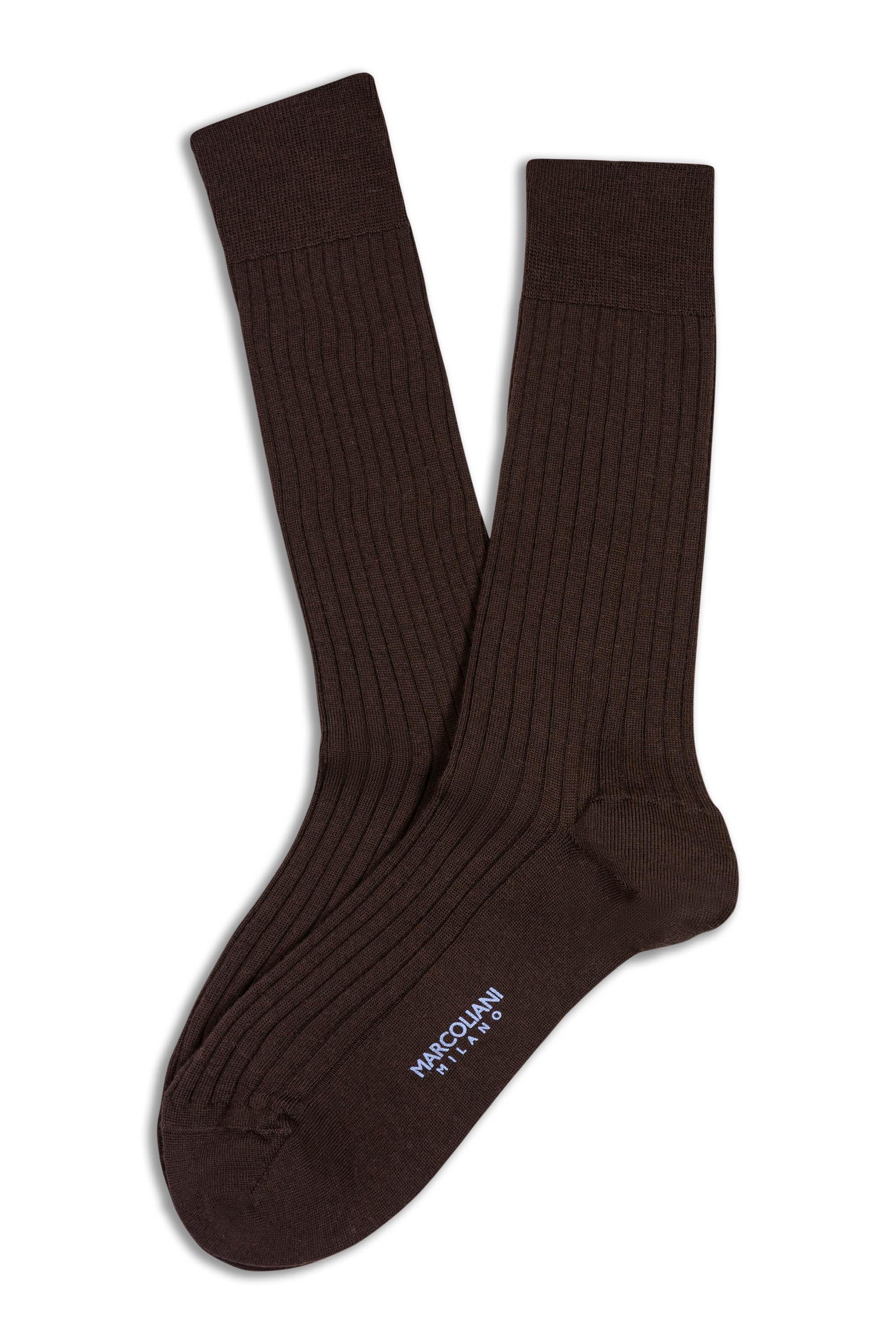 Marcoliani Calze in lana a costine lunghezza polpaccio MAR2740T/5 231