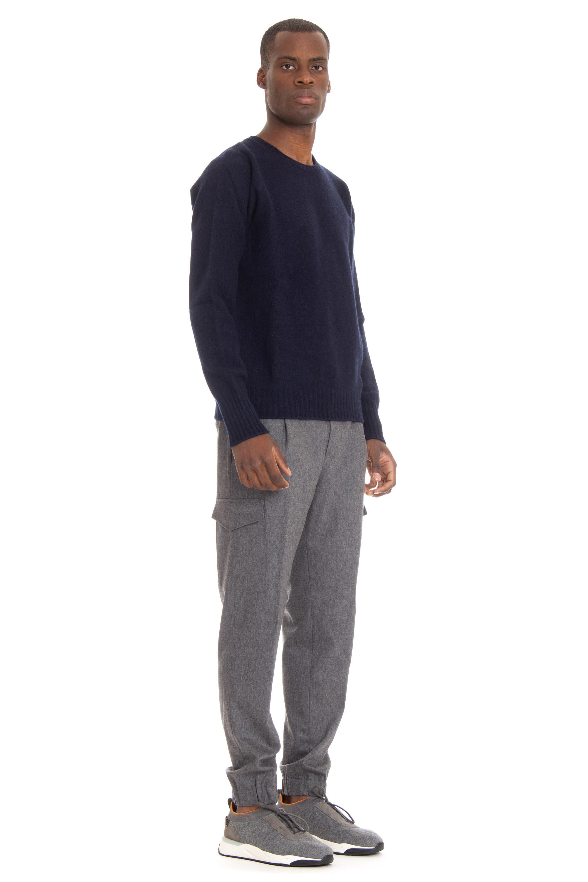 Maglia girocollo in lana di agnello D4W103.5 790 Drumohr