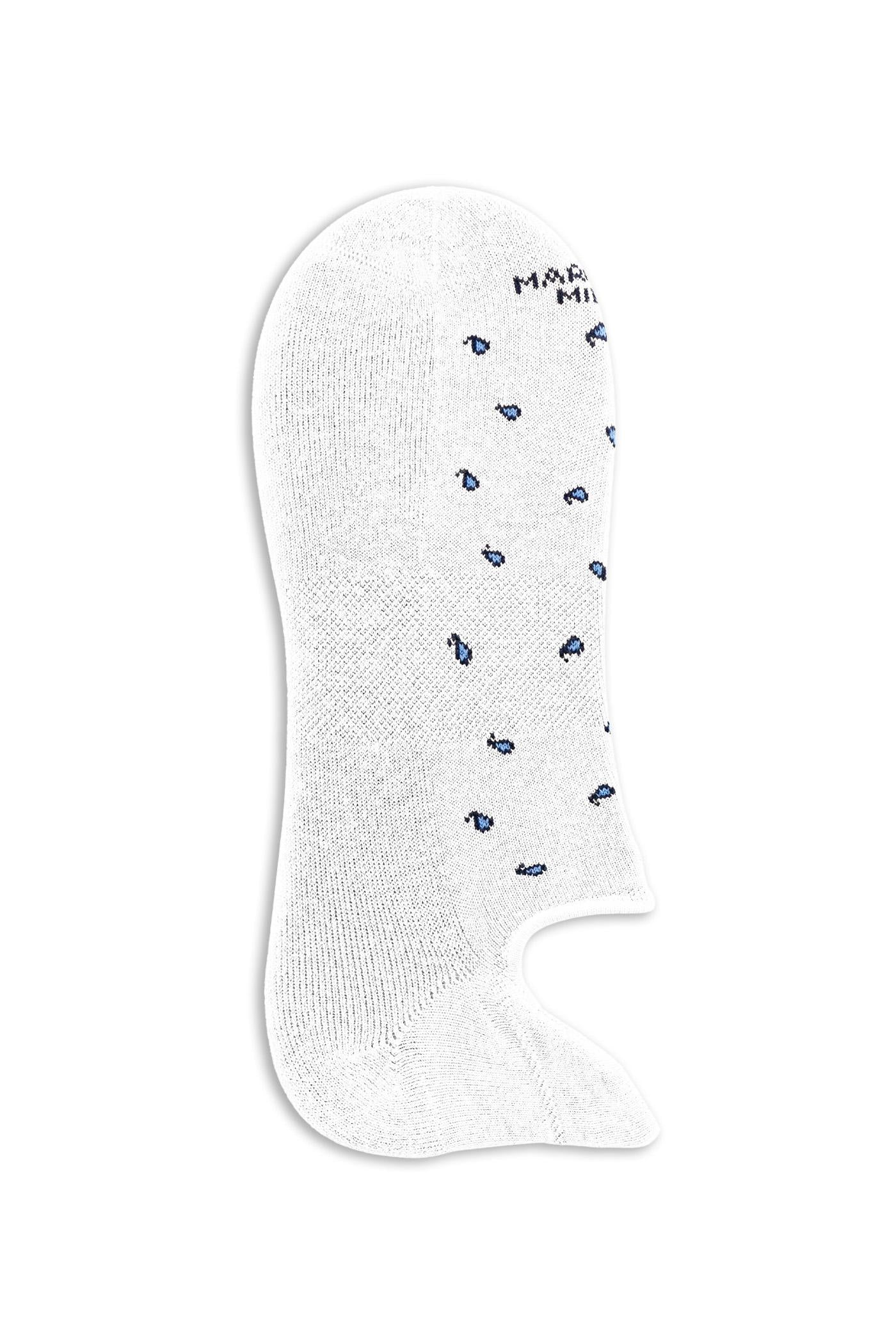 Marcoliani Calza Invisible Sneaker in cotone tiny paisley MAR4857K/2 008