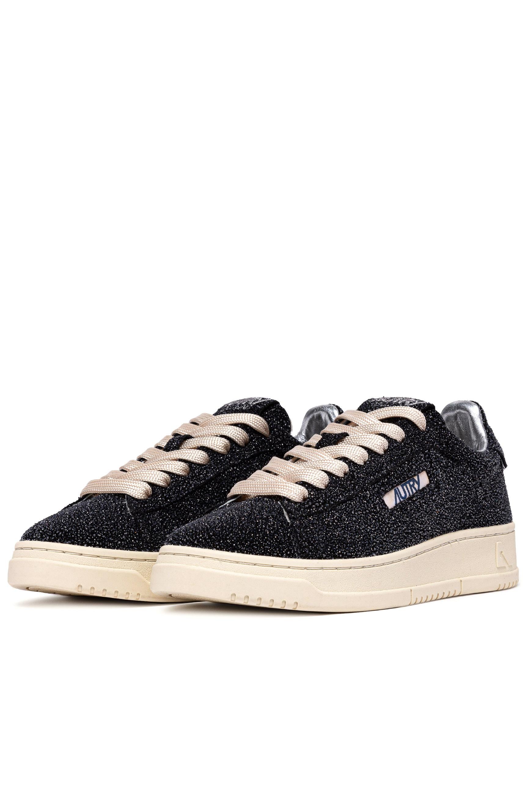 Autry Sneaker donna con strass modello Dallas ADLW US03 BALCK