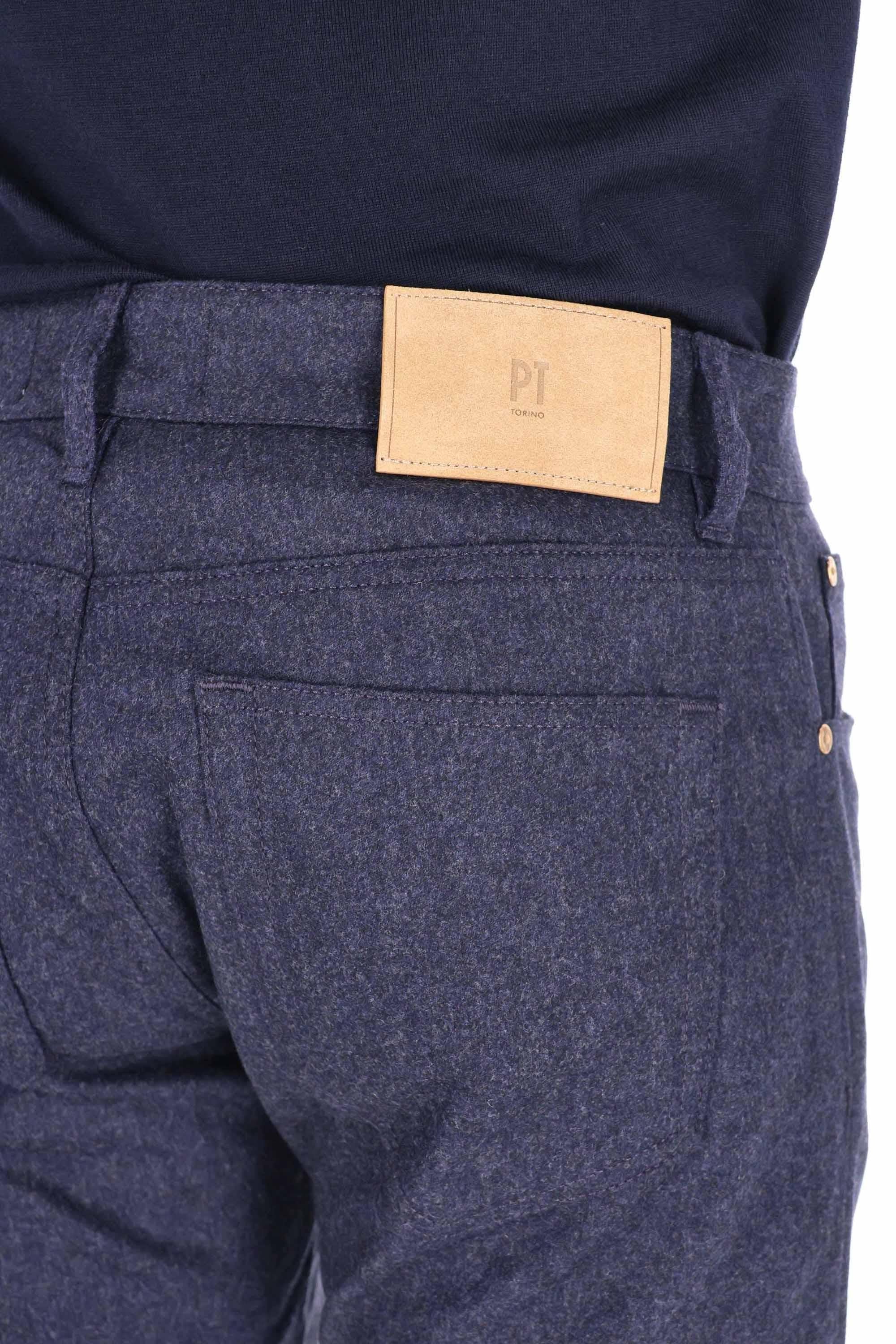 PT Denim 5 tasche color in lana-cashmere Reggae fit C5PP05Z0 TO03S0/2 0340